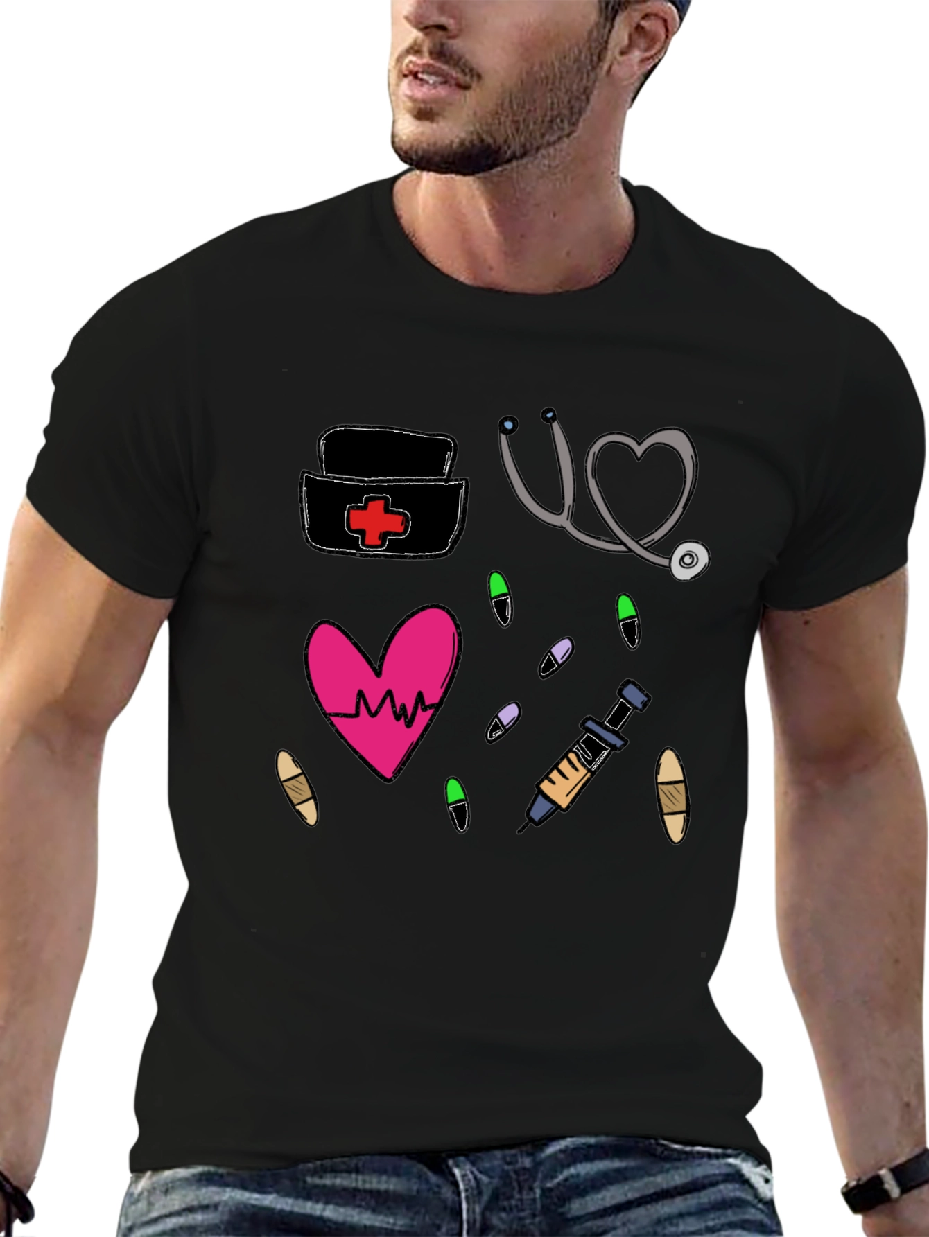 Nurse Life Graphic T-Shirt