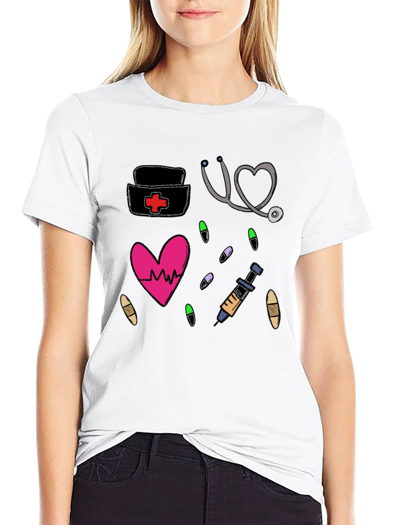Nurse Life Graphic T-Shirt