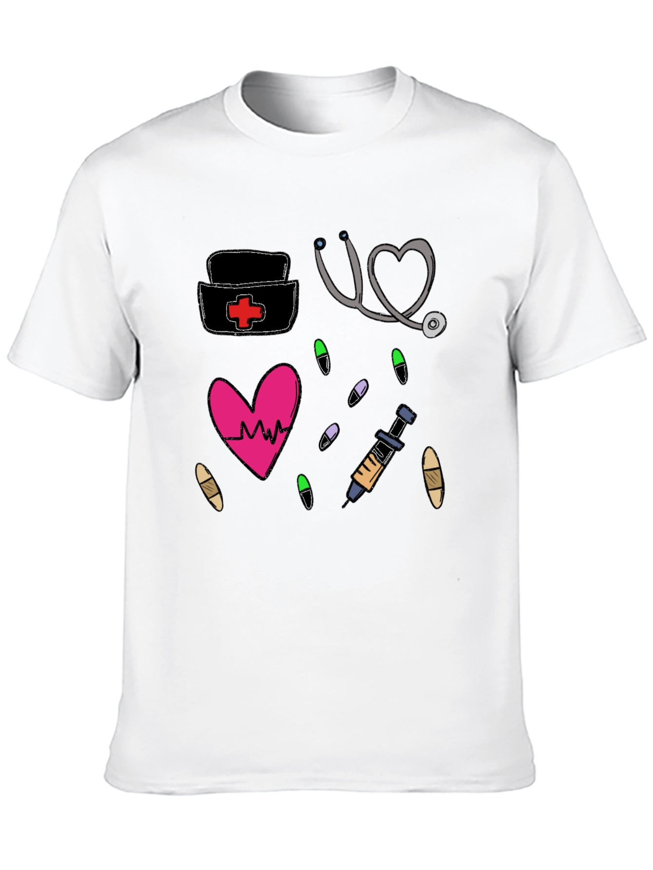 Nurse Life Graphic T-Shirt