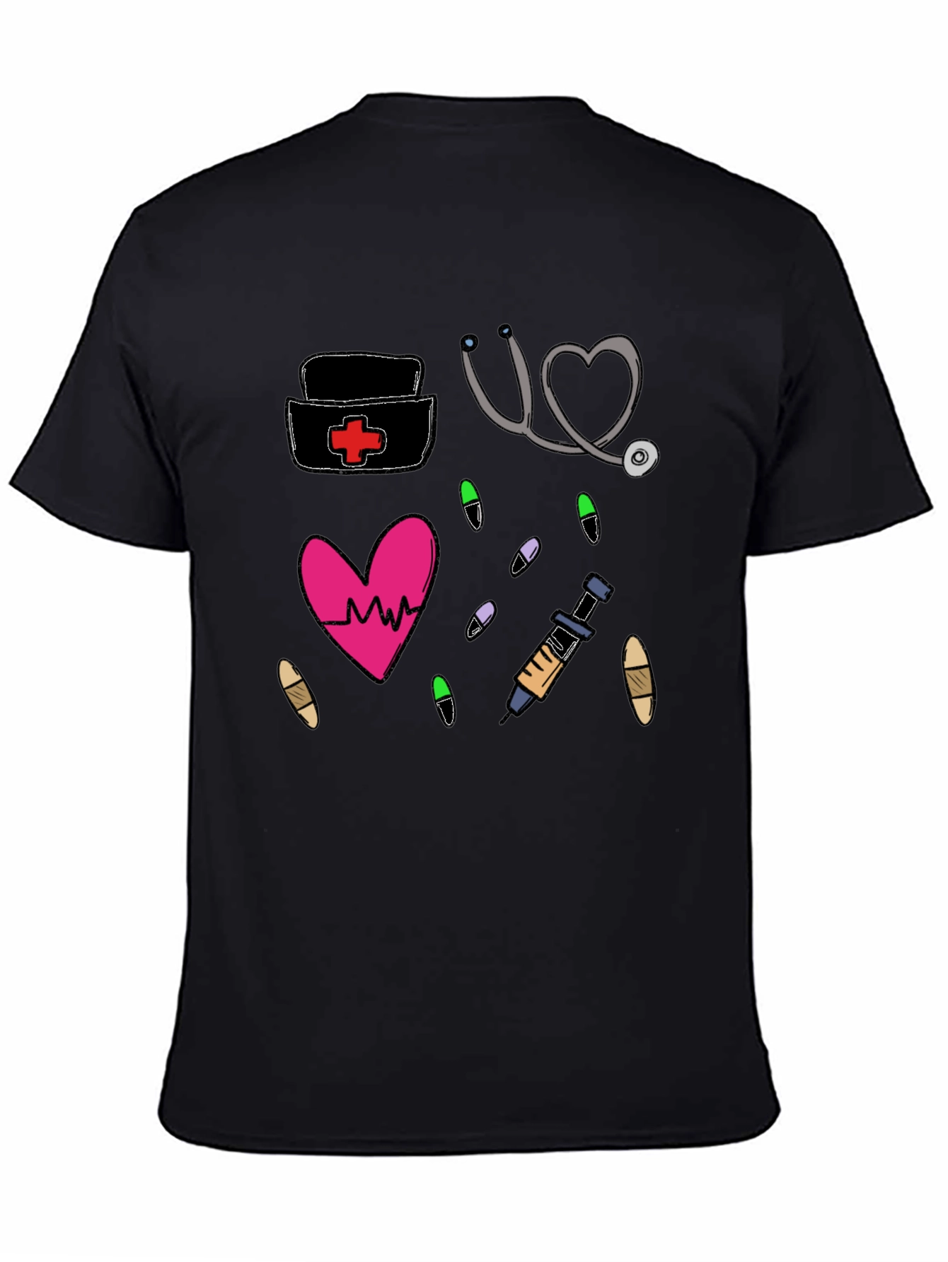 Nurse Life Graphic T-Shirt