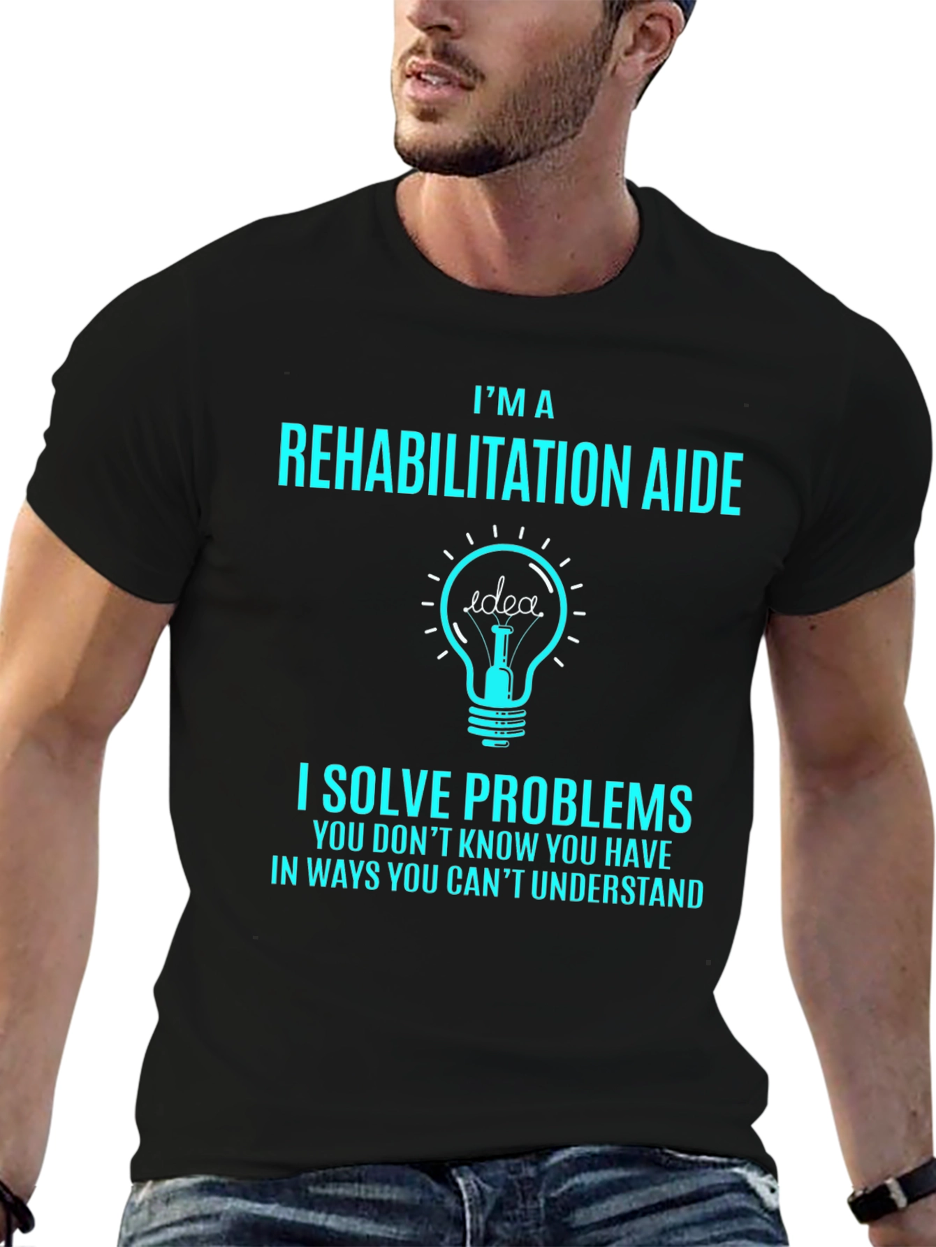 Rehabilitation Aide T-Shirt - Problem Solver Tee