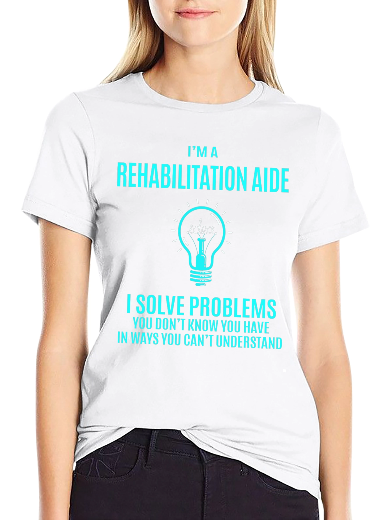 Rehabilitation Aide T-Shirt - Problem Solver Tee