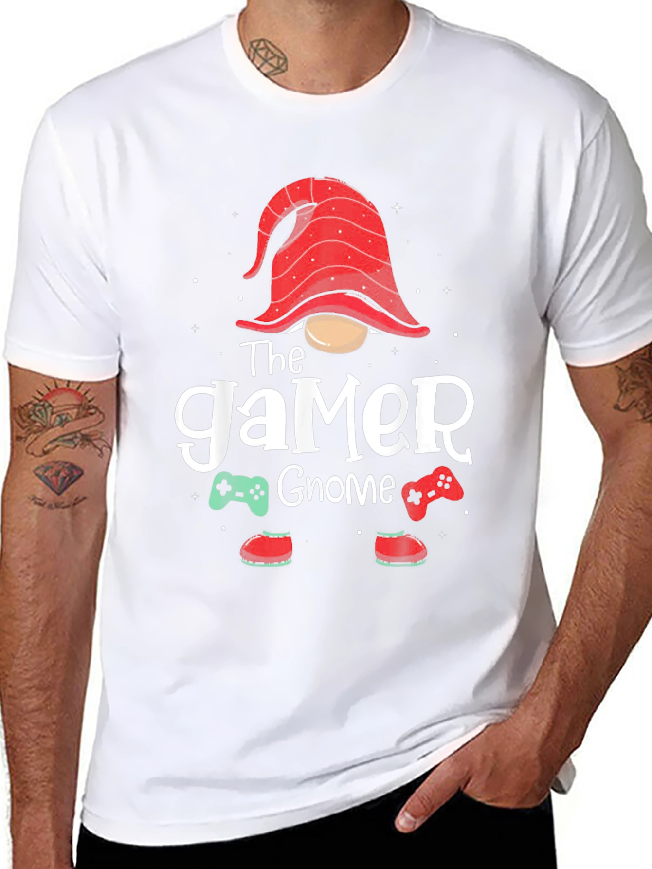 Gamer Gnome Graphic T-Shirt