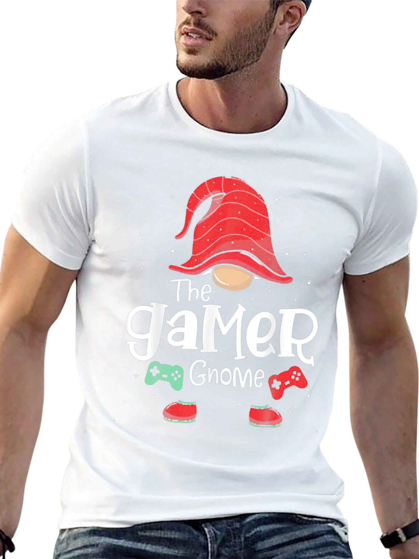 Gamer Gnome Graphic T-Shirt