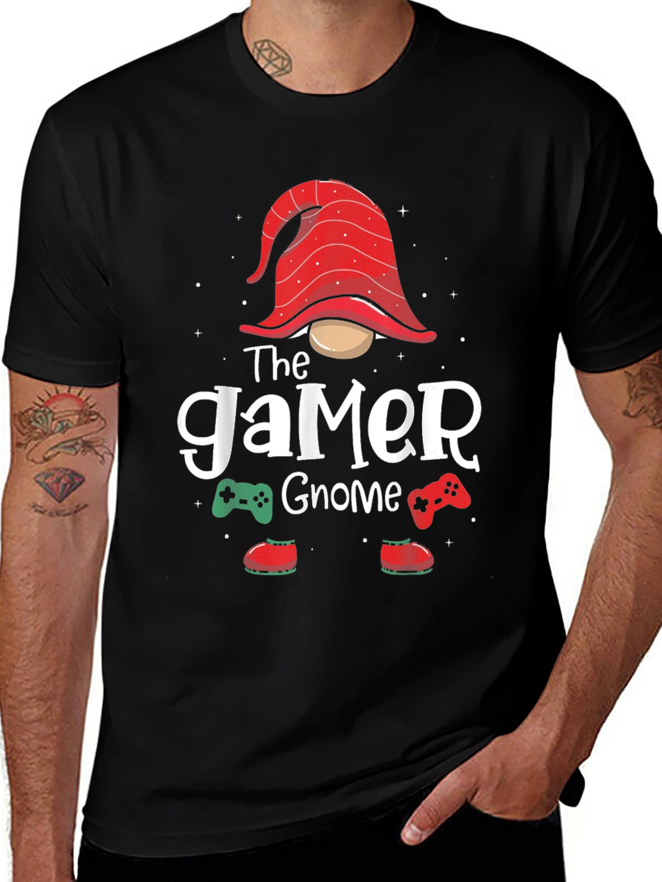 Gamer Gnome Graphic T-Shirt