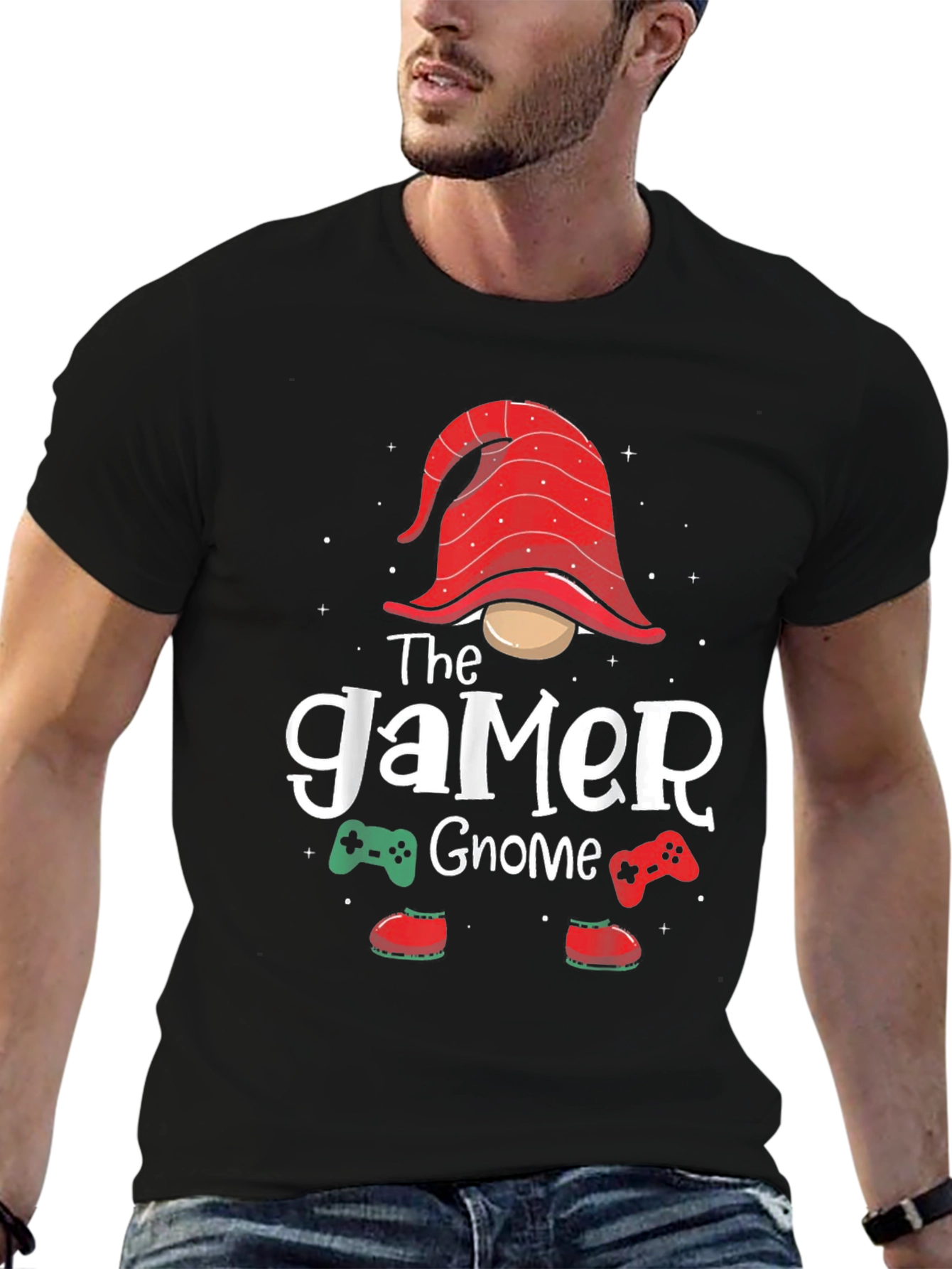 Gamer Gnome Graphic T-Shirt