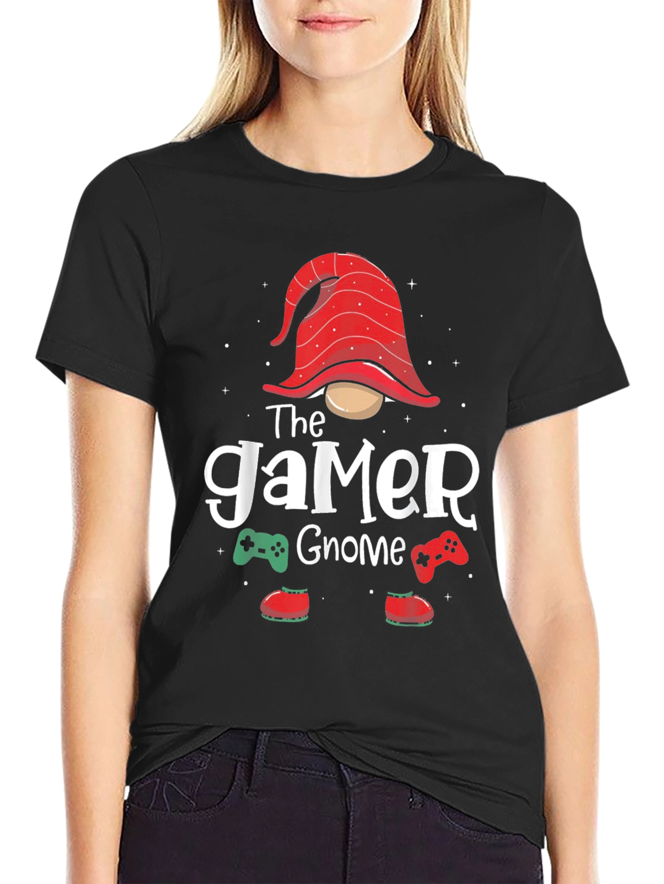 Gamer Gnome Graphic T-Shirt