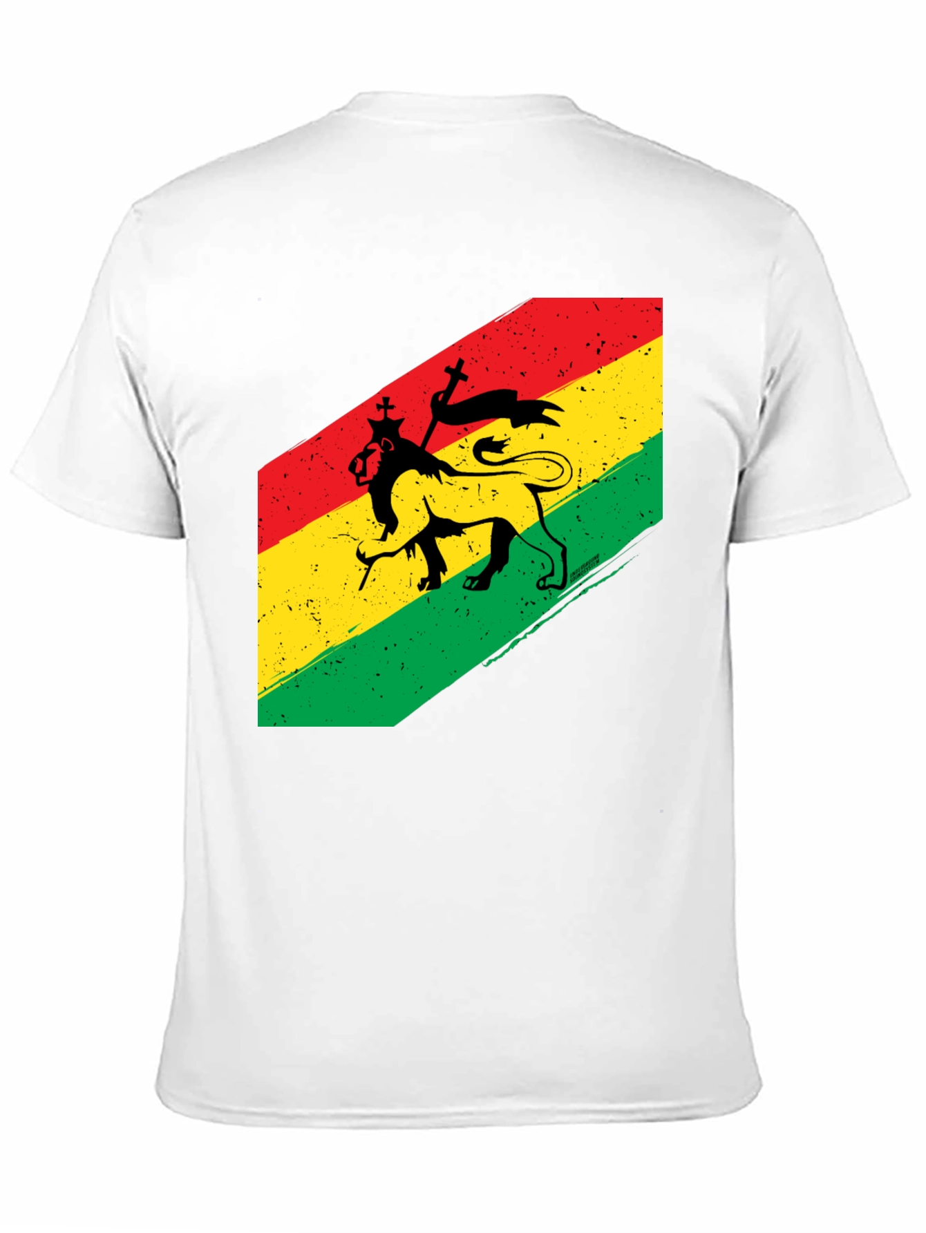 Rasta Lion Black T-Shirt
