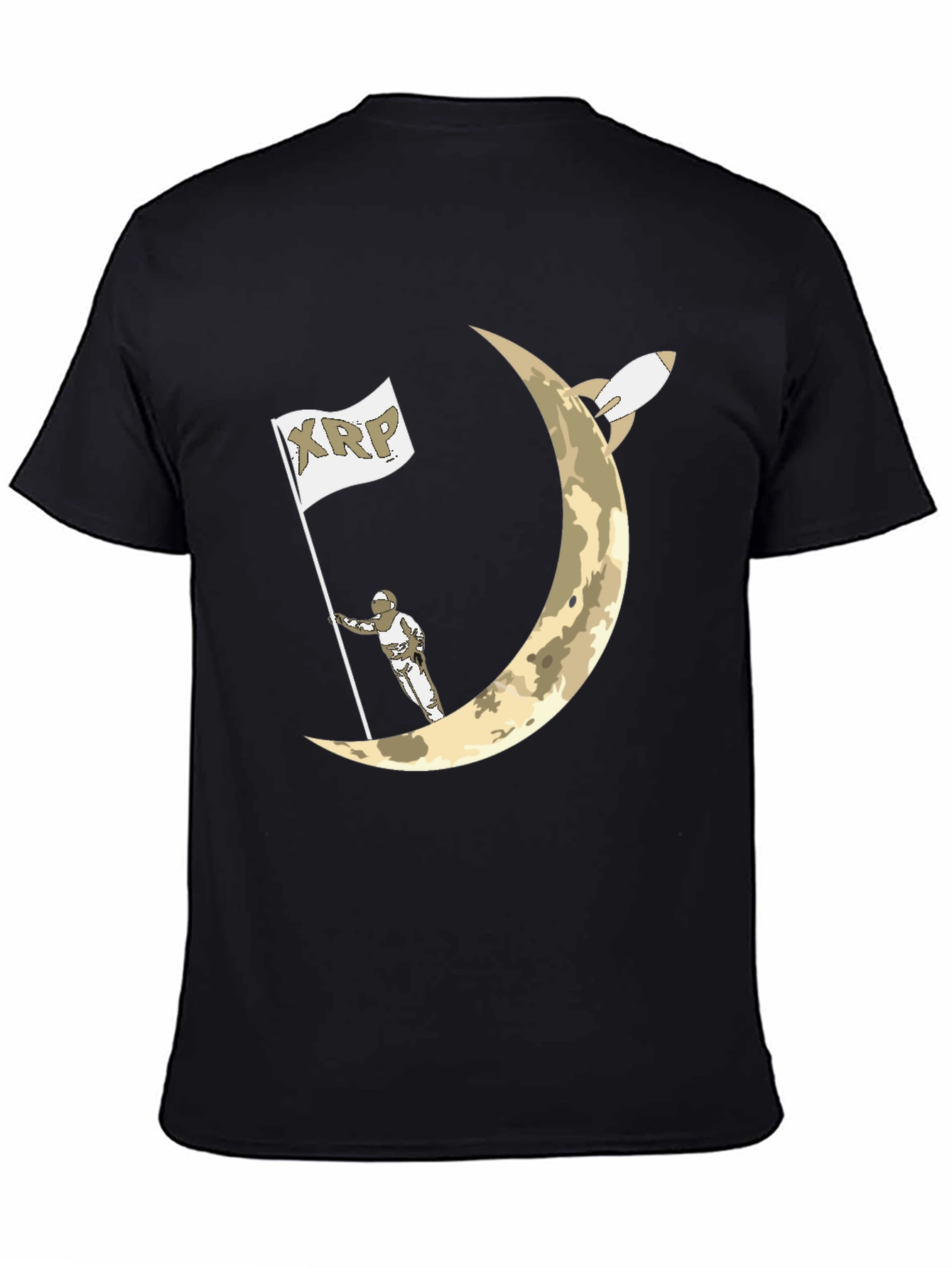 XRP to the Moon T-Shirt Crypto Astronaut