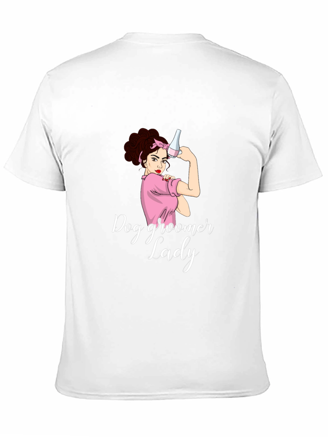 Dog Groomer Lady T-Shirt - Funny Pet Salon Apparel