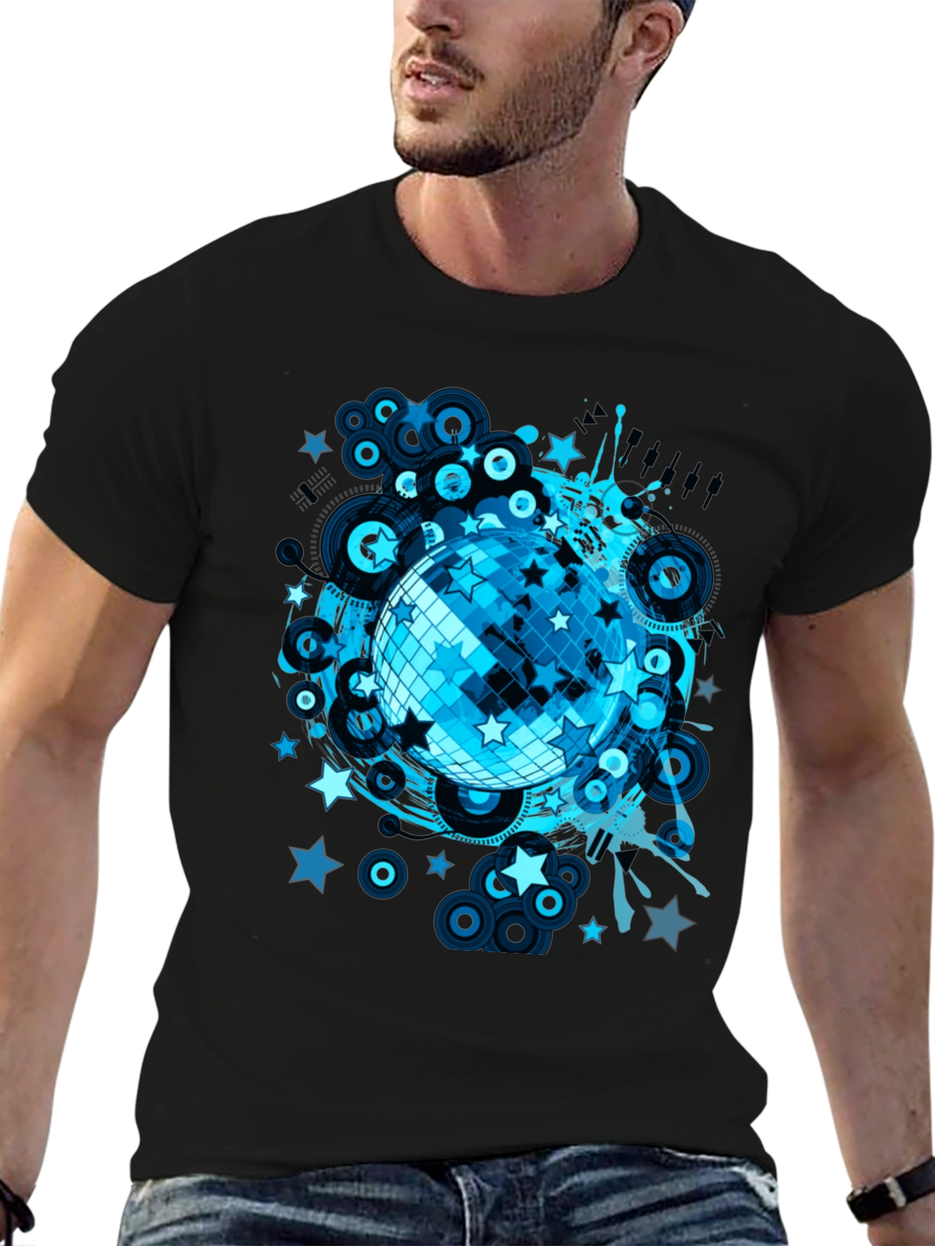 Cool Disco Ball Graphic Tee
