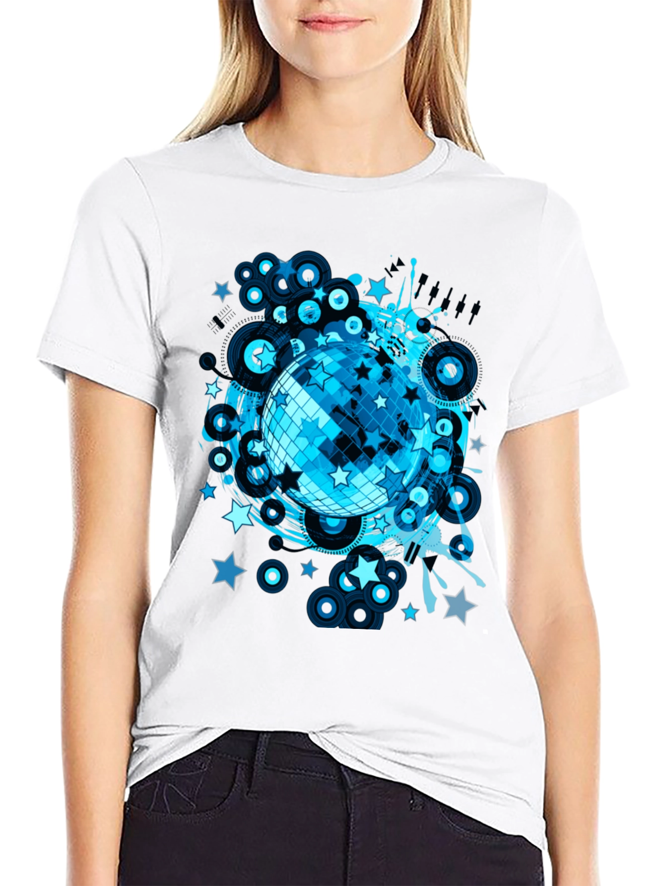 Cool Disco Ball Graphic Tee