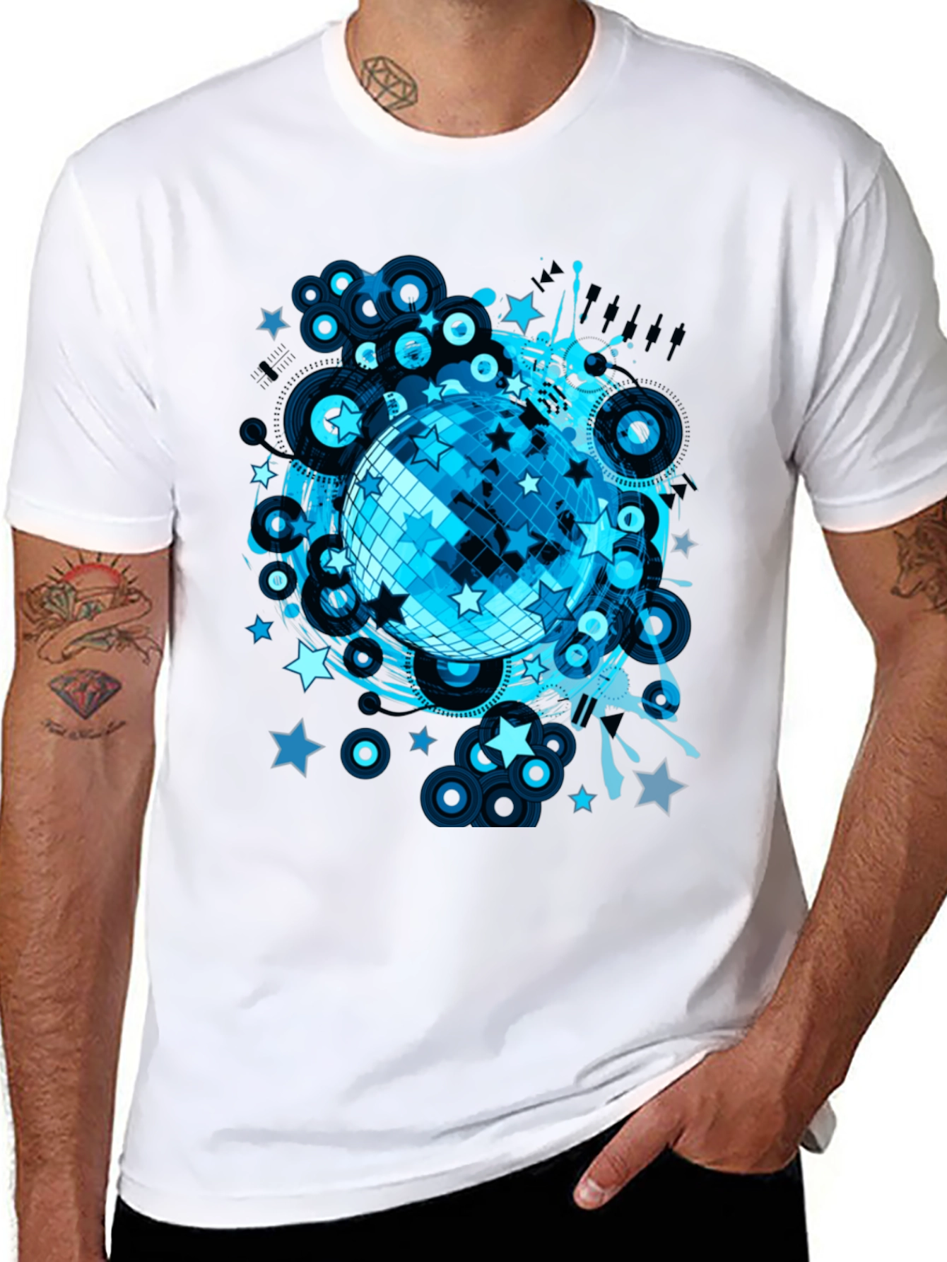 Cool Disco Ball Graphic Tee