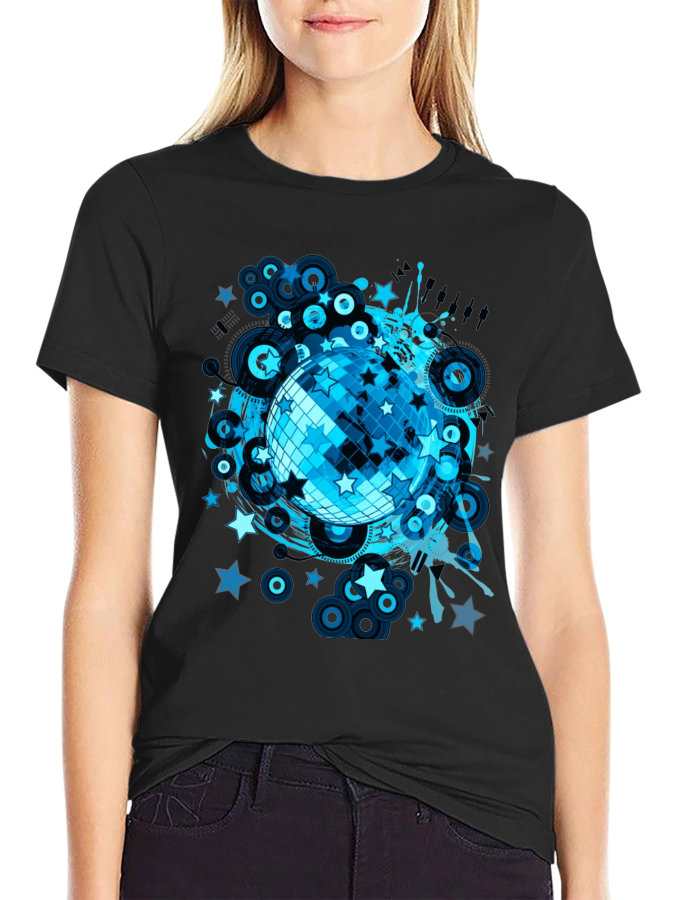 Cool Disco Ball Graphic Tee