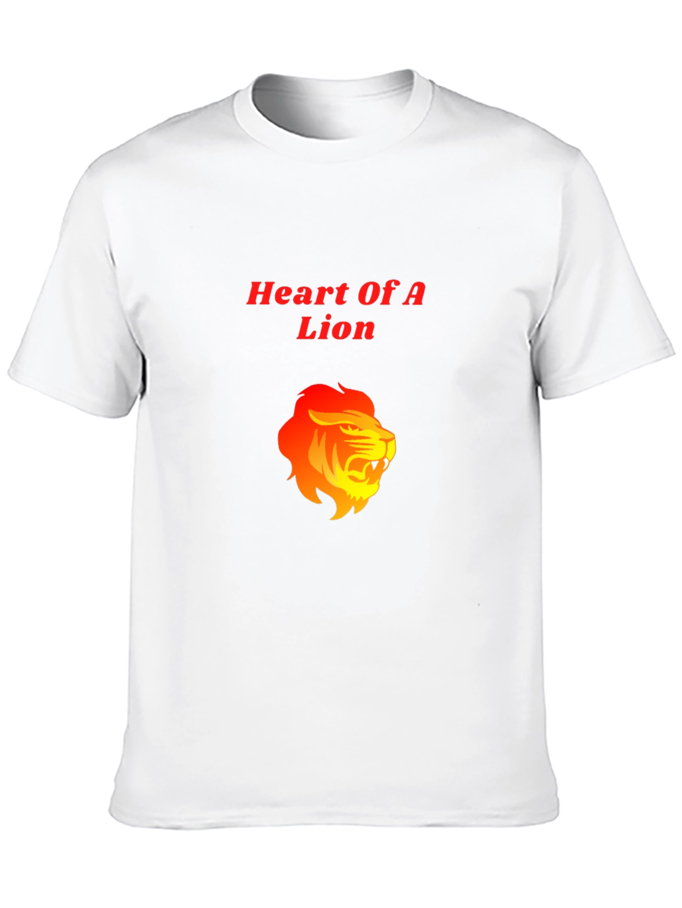 Heart of a Lion Graphic Tee - Black T-Shirt