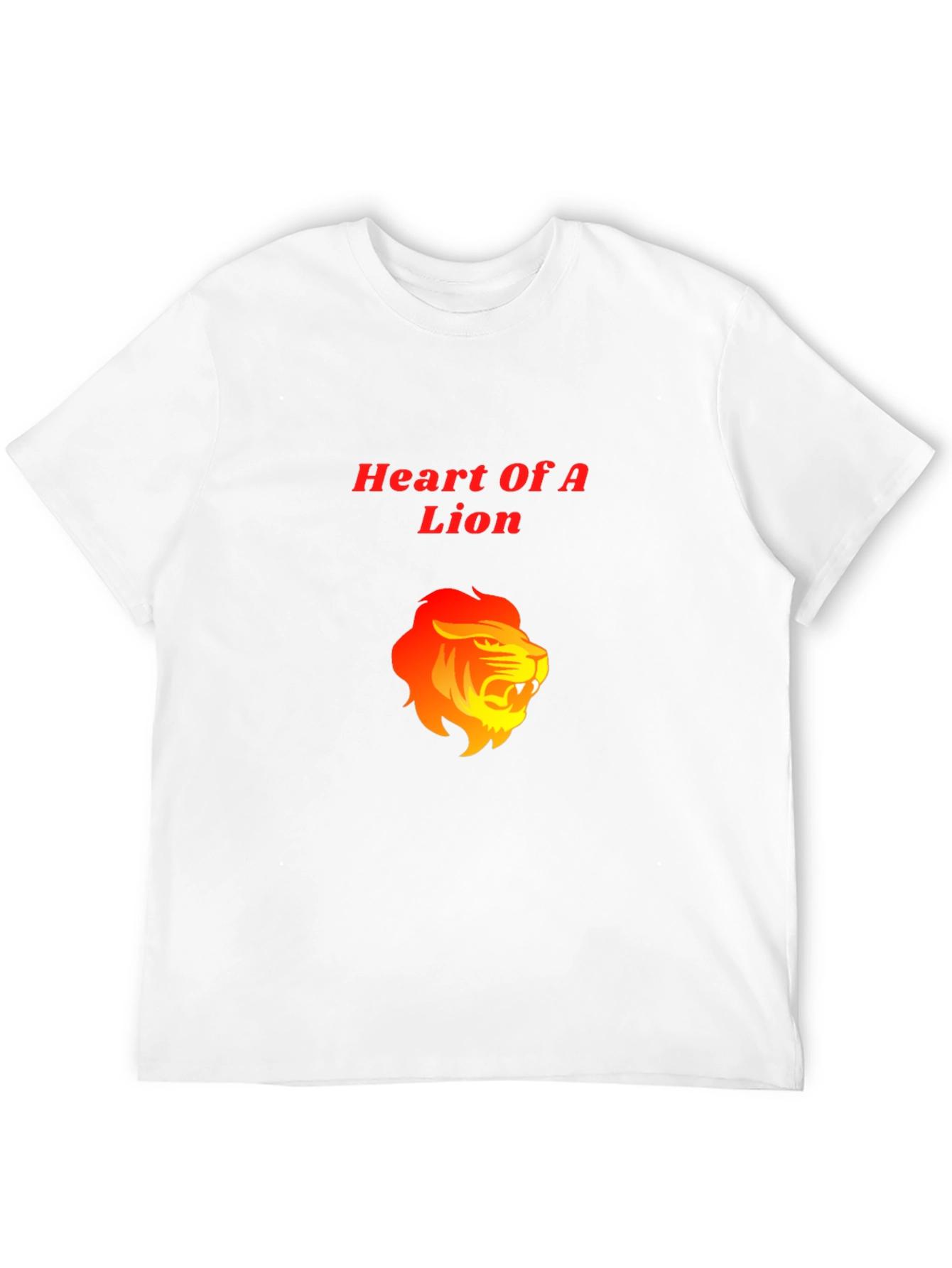 Heart of a Lion Graphic Tee - Black T-Shirt