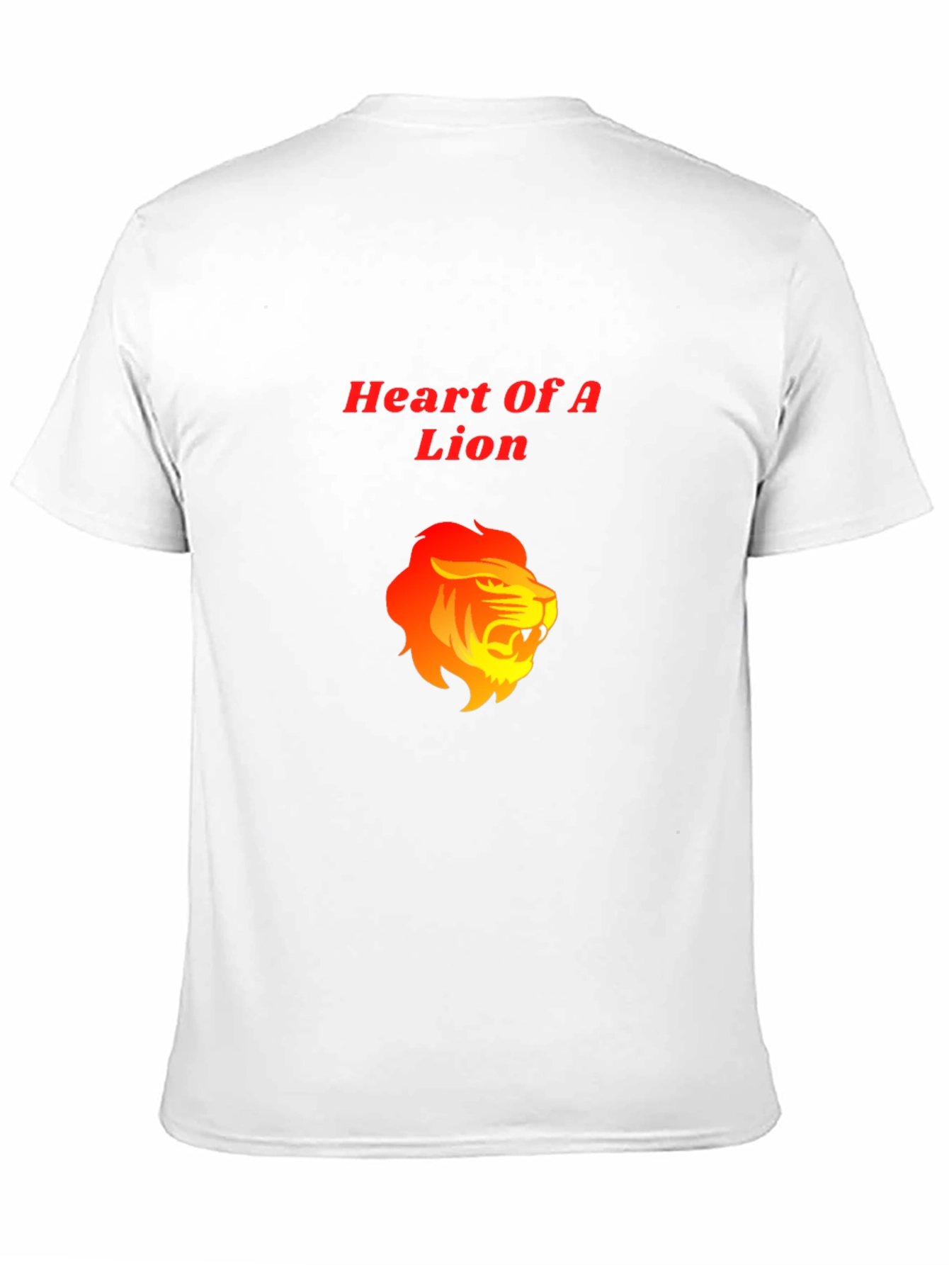 Heart of a Lion Graphic Tee - Black T-Shirt