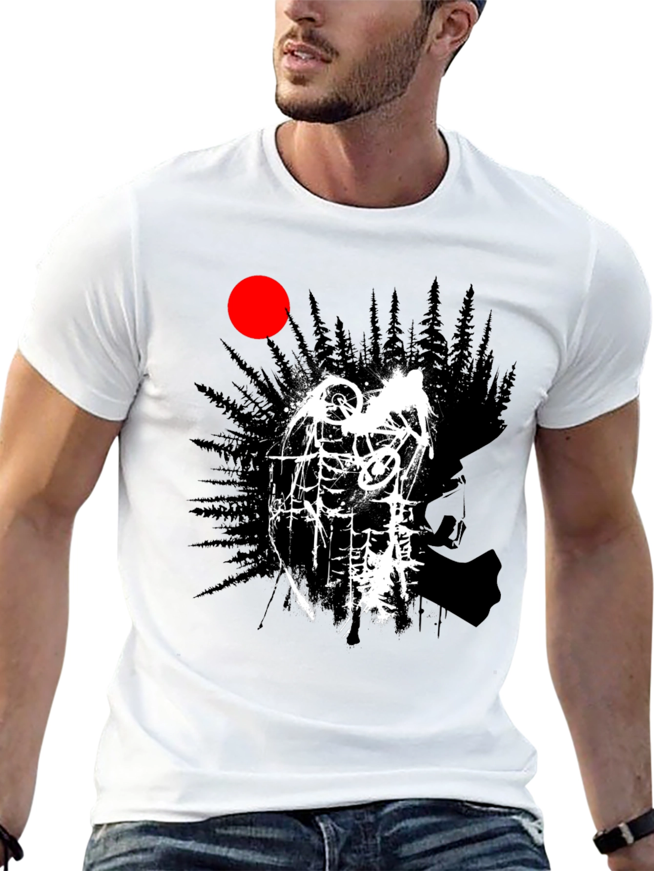 Mountain Bike Graphic Tee - Adventure Awaits!