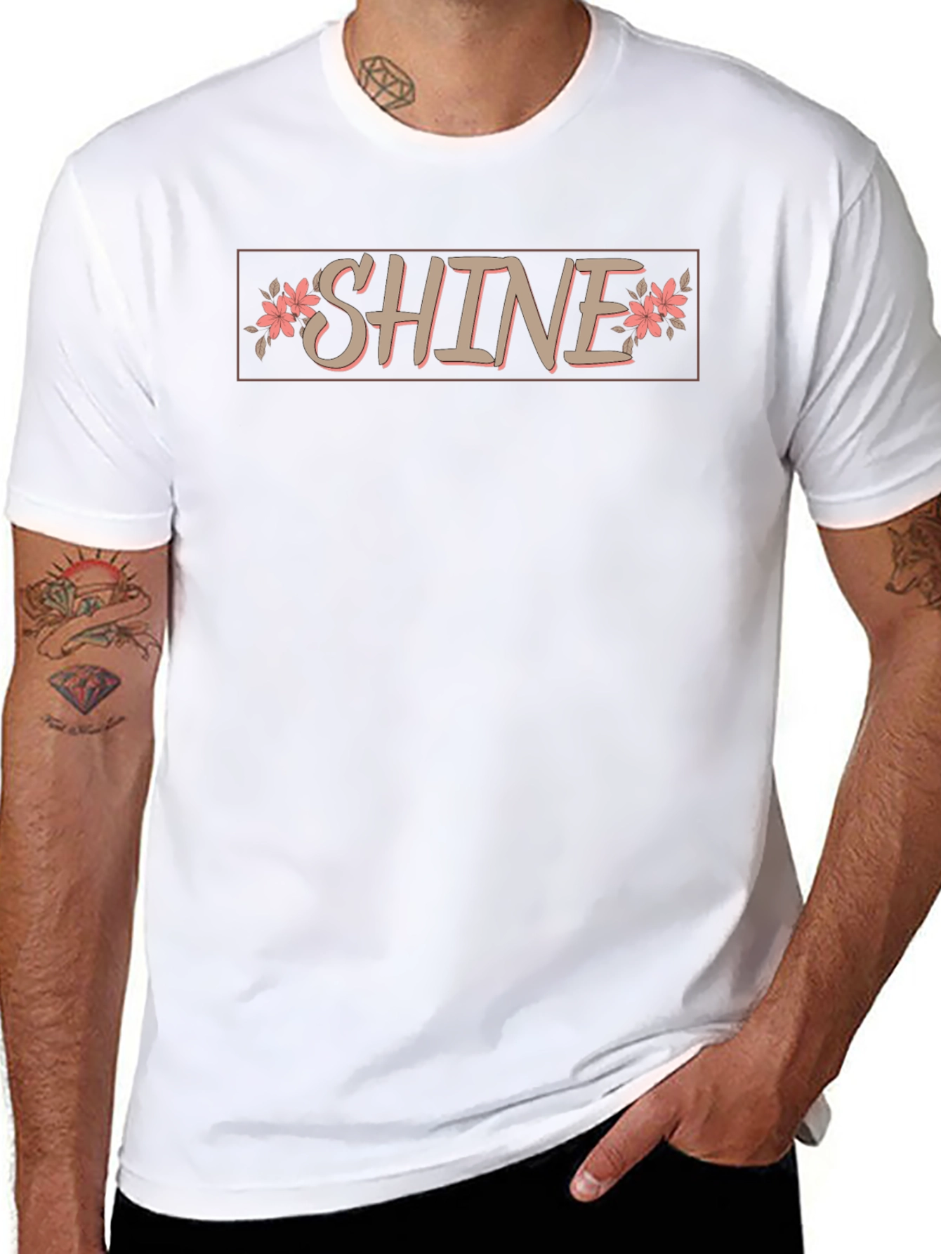 Floral Shine Graphic Tee - Unisex
