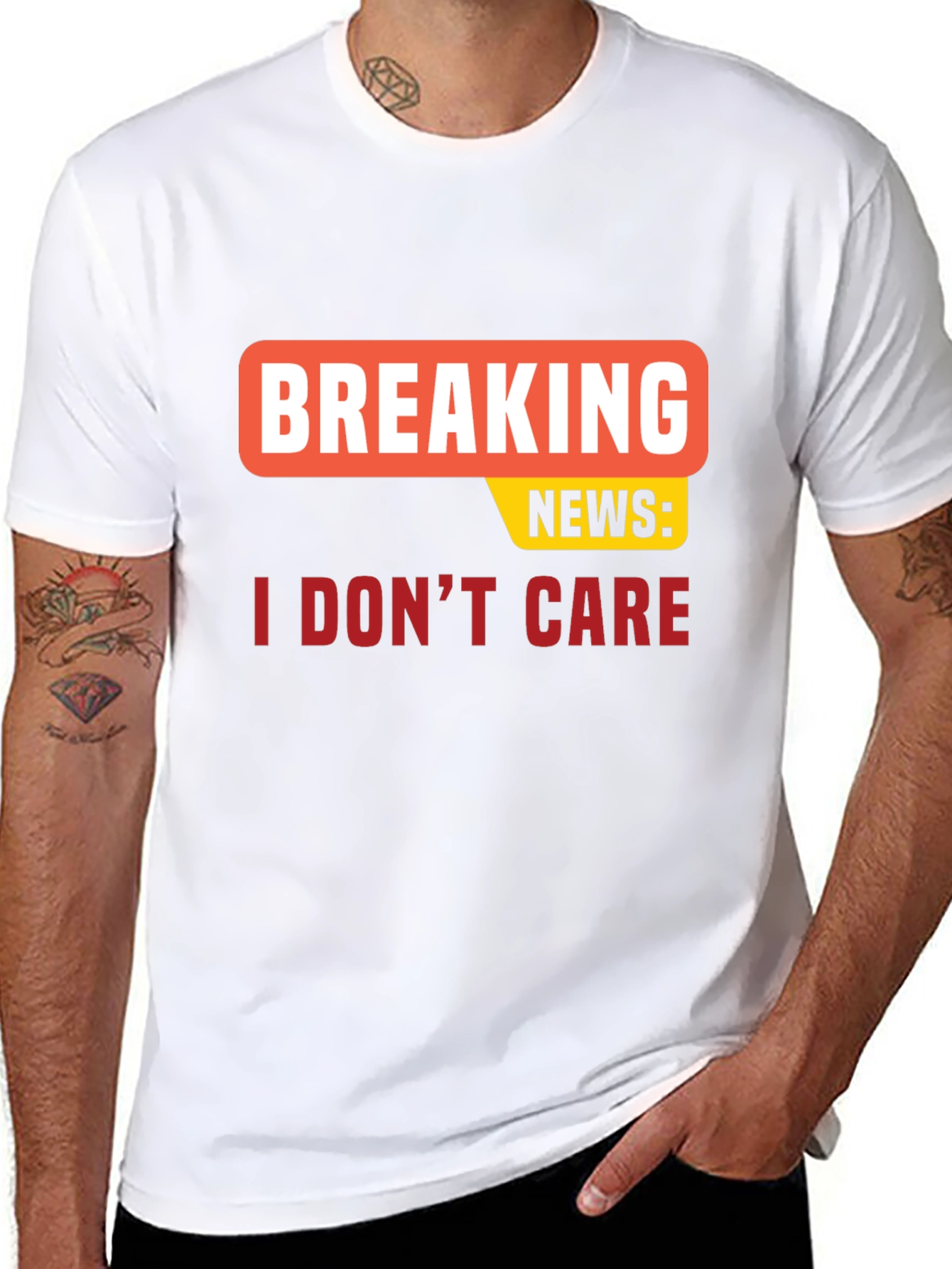 Breaking News I Dont Care T-Shirt