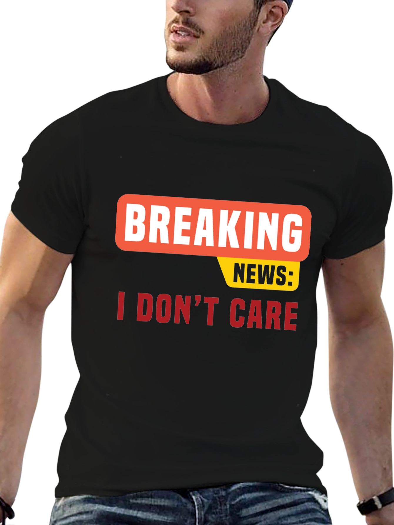 Breaking News I Dont Care T-Shirt