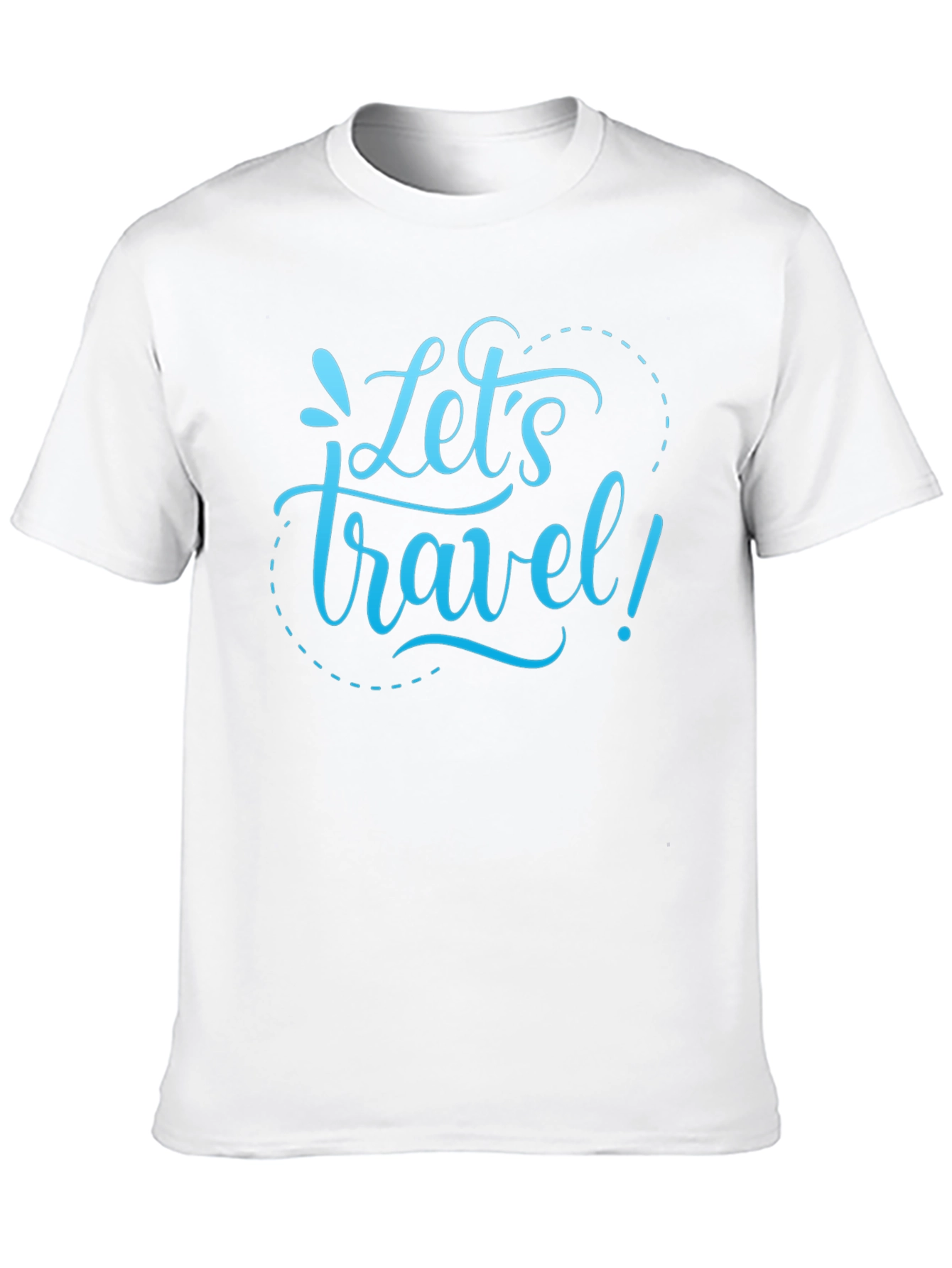 Lets Travel Graphic T-Shirt -  Stylish Adventure Tee