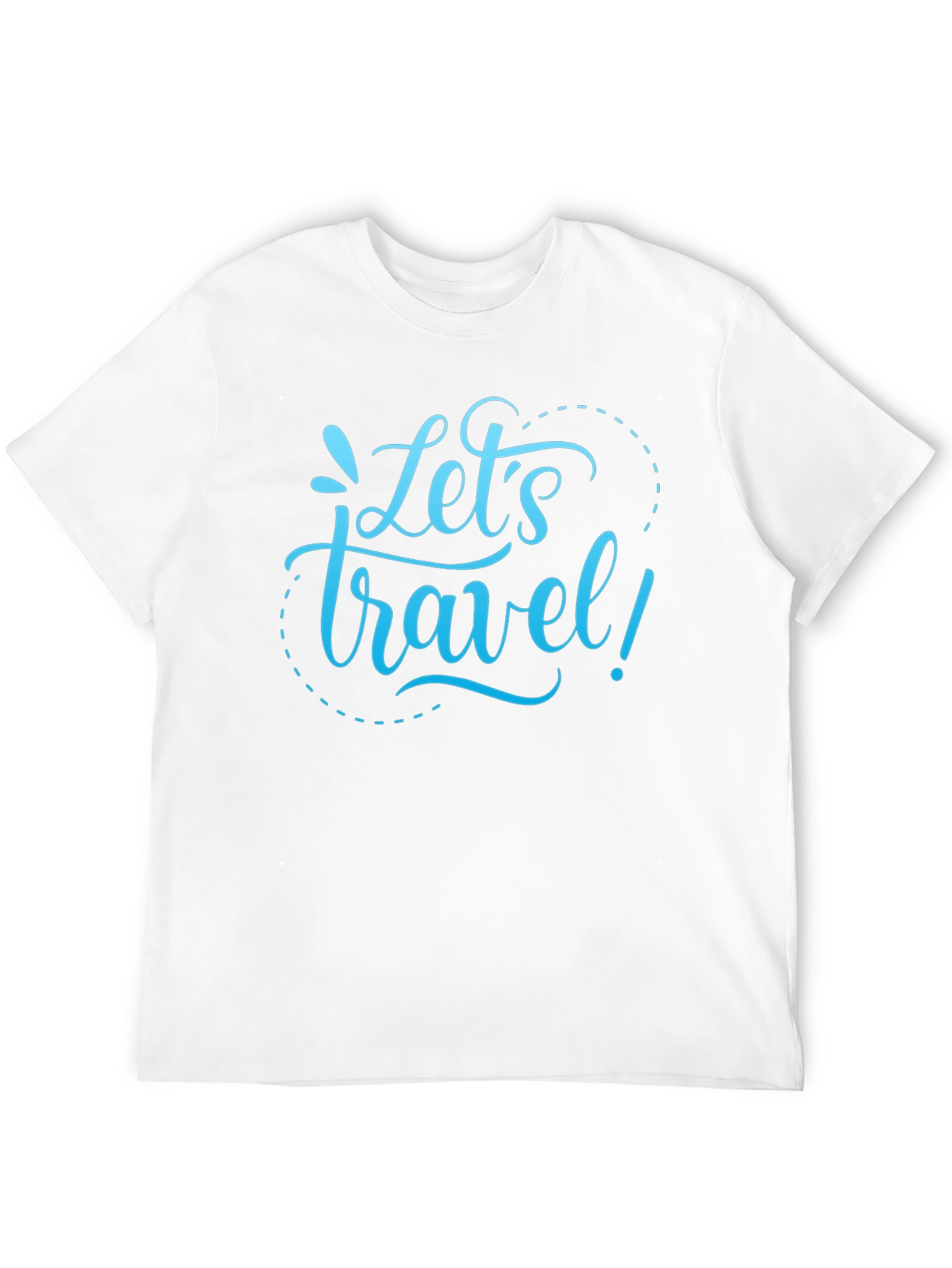 Lets Travel Graphic T-Shirt -  Stylish Adventure Tee