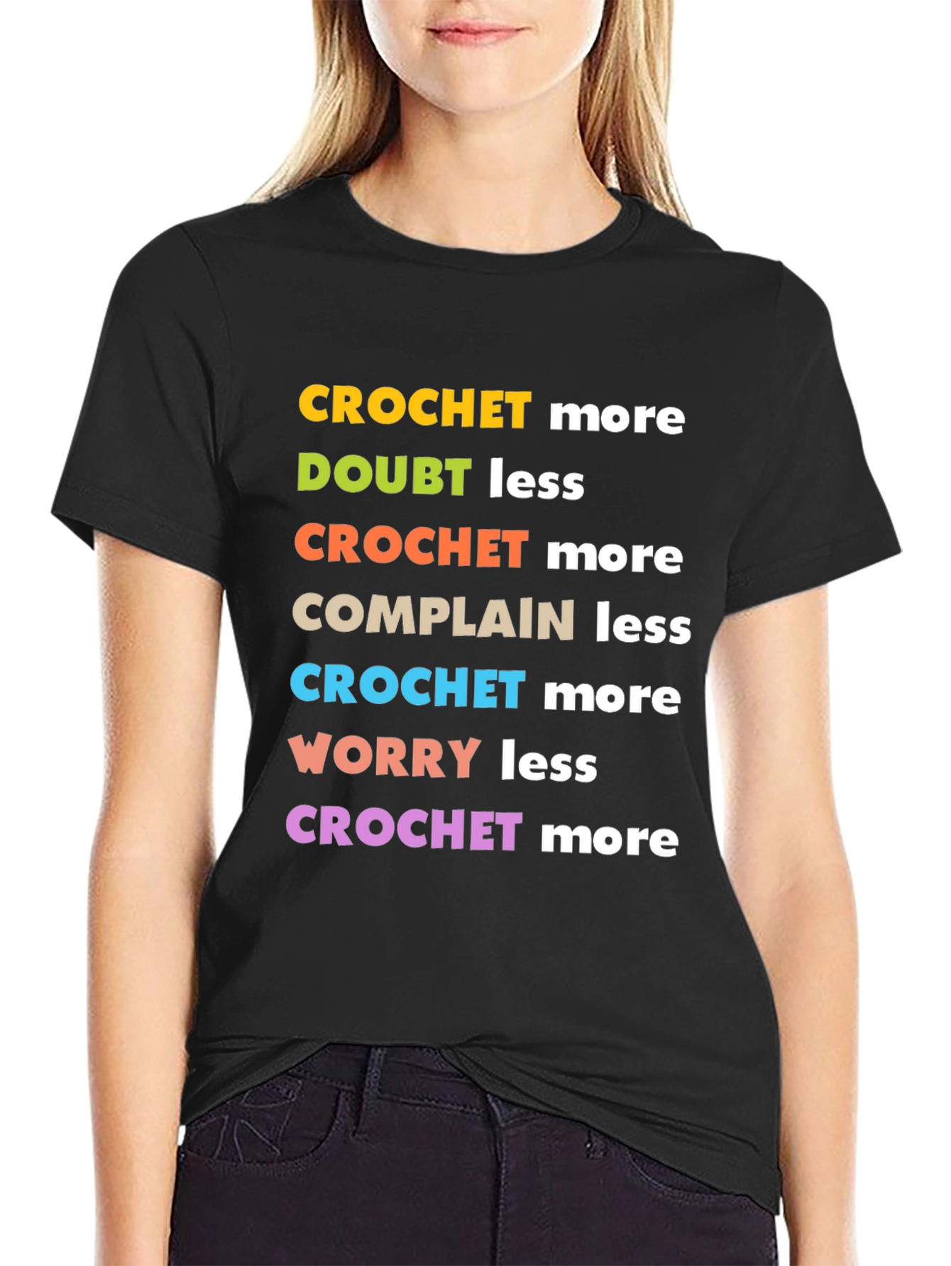 Crochet More Graphic Tee - Soft & Stylish