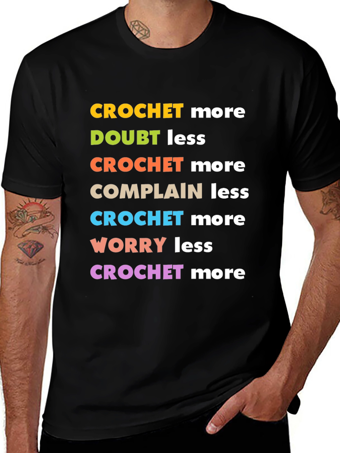 Crochet More Graphic Tee - Soft & Stylish