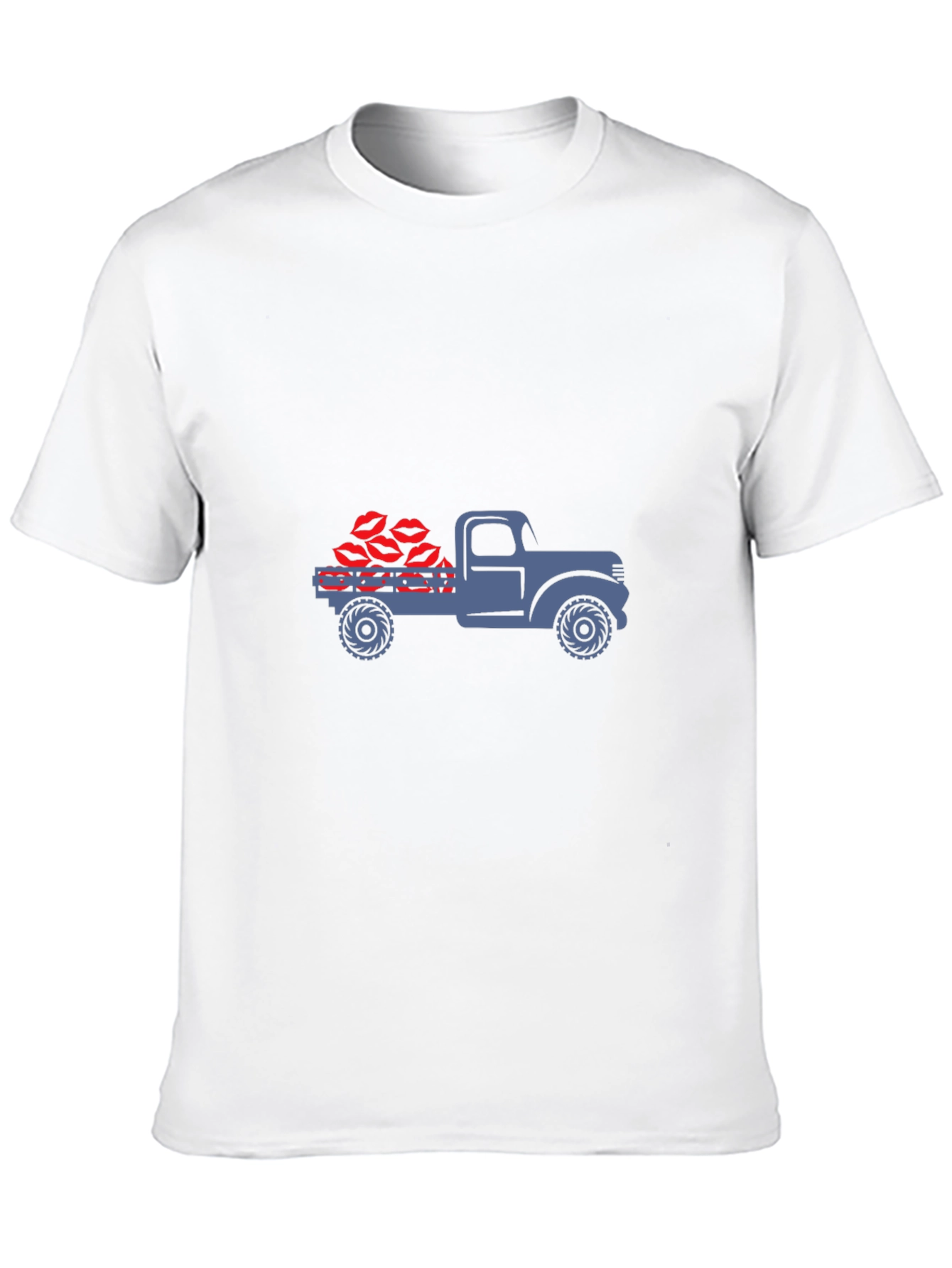 Truck Full of Kisses Graphic Tee - Black