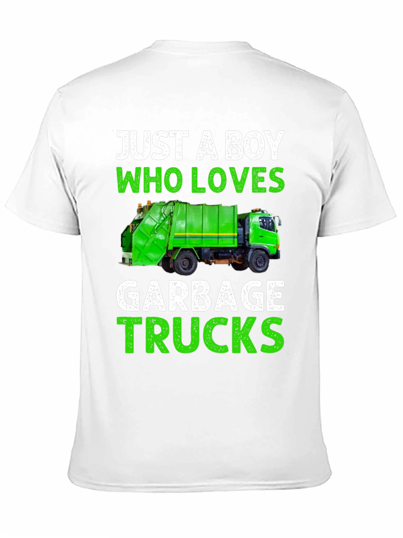 Boy Loves Garbage Trucks T-Shirt