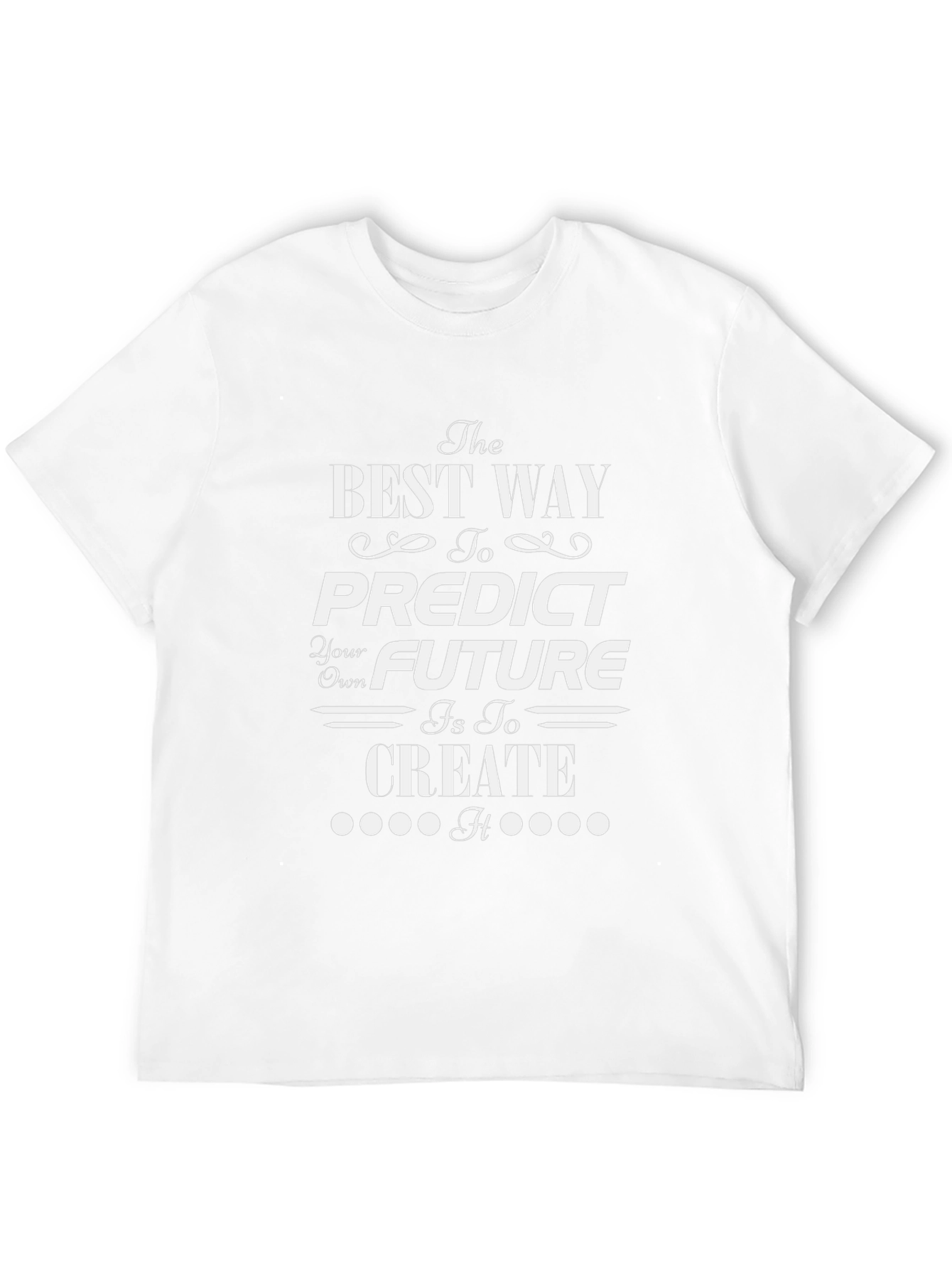 Inspiring Create Your Future Black T-Shirt