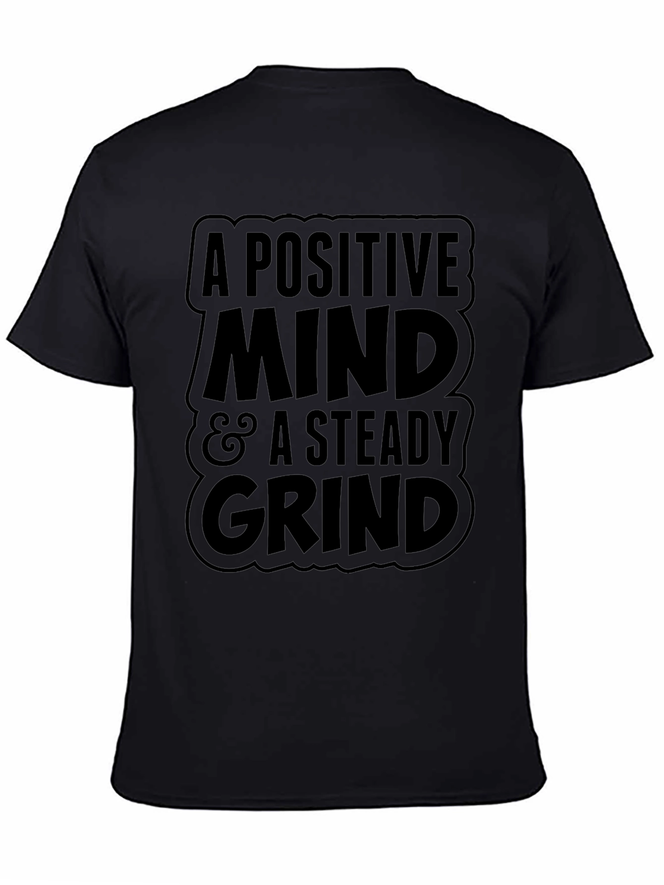 Positive Mind Steady Grind Black T-Shirt