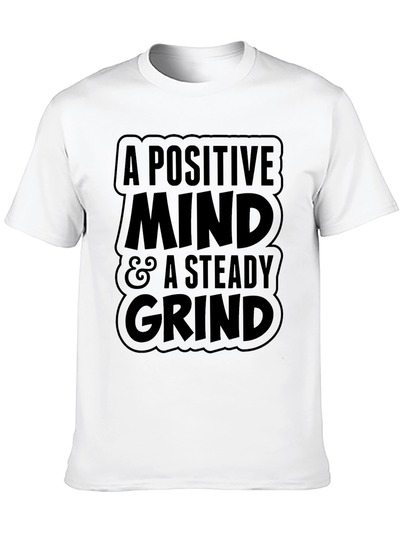 Positive Mind Steady Grind Black T-Shirt