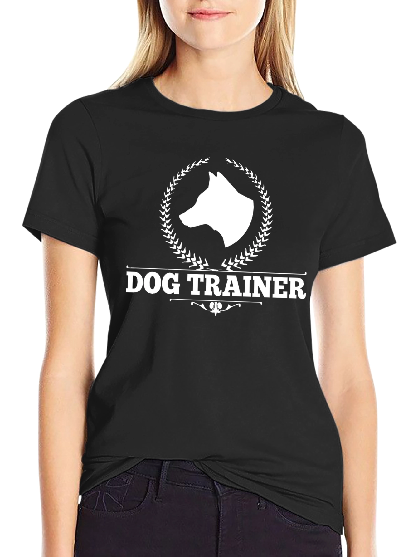 Dog Trainer T-Shirt - Black Graphic Tee