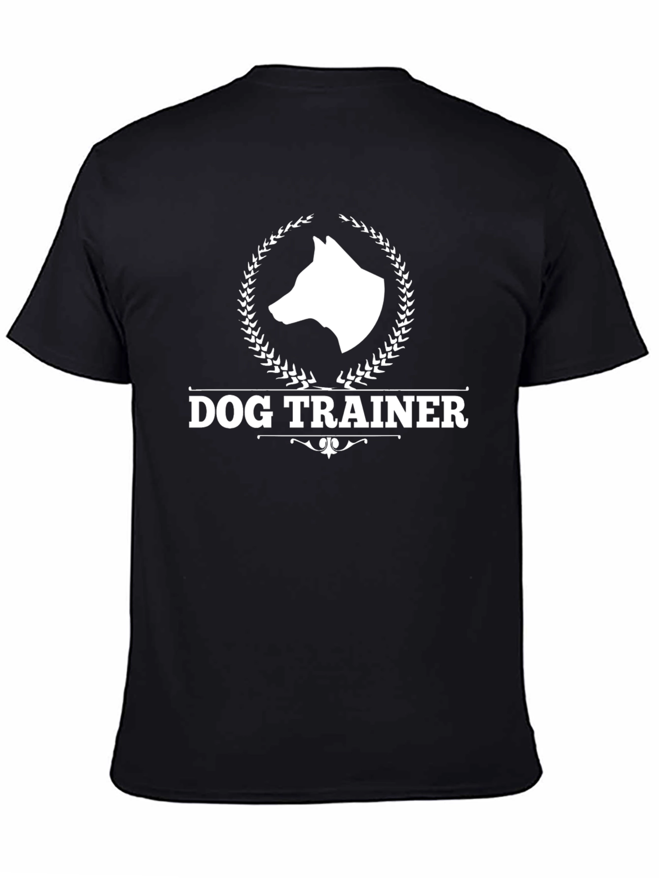 Dog Trainer T-Shirt - Black Graphic Tee
