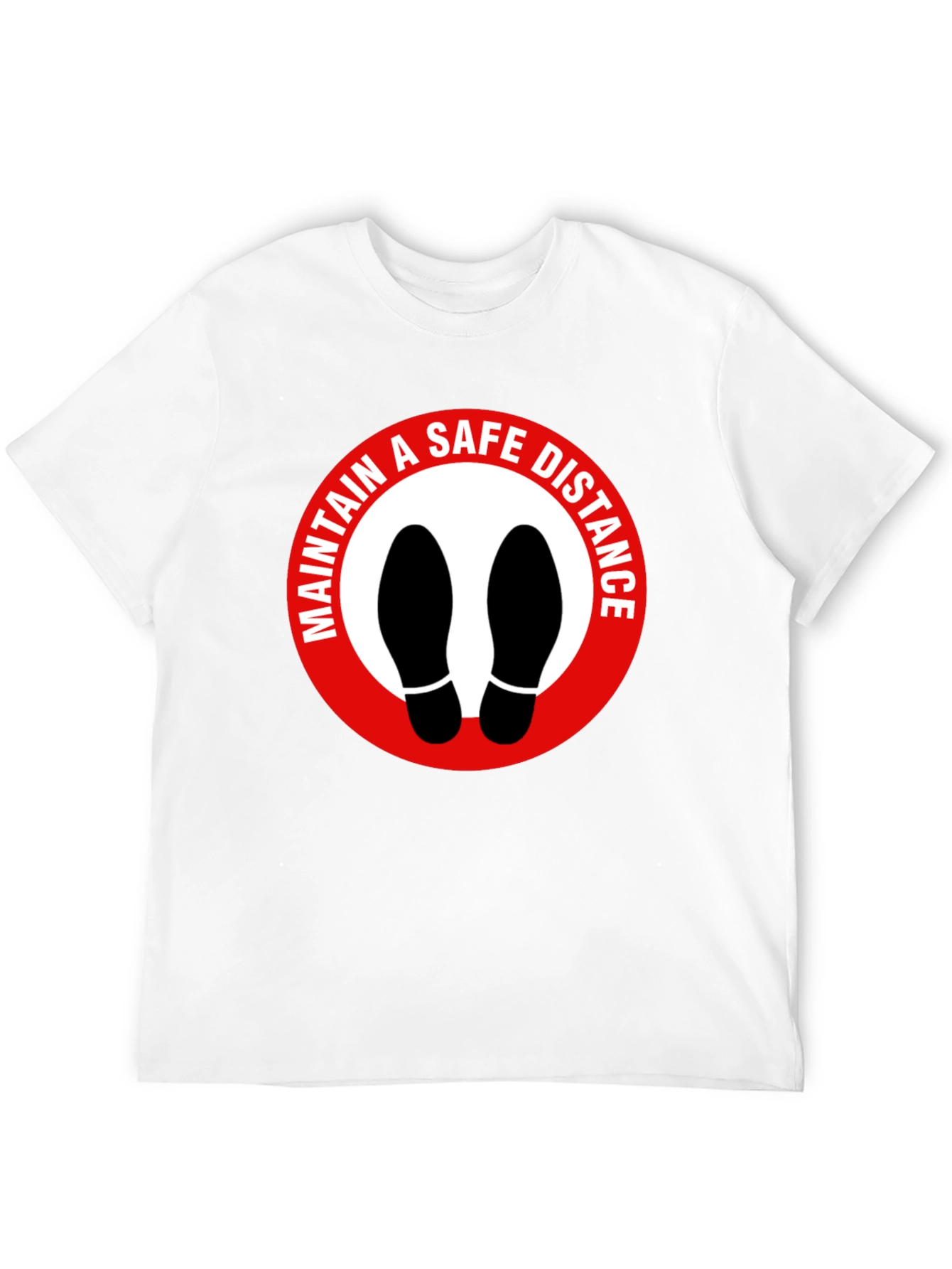 Maintain Safe Distance Graphic T-Shirt