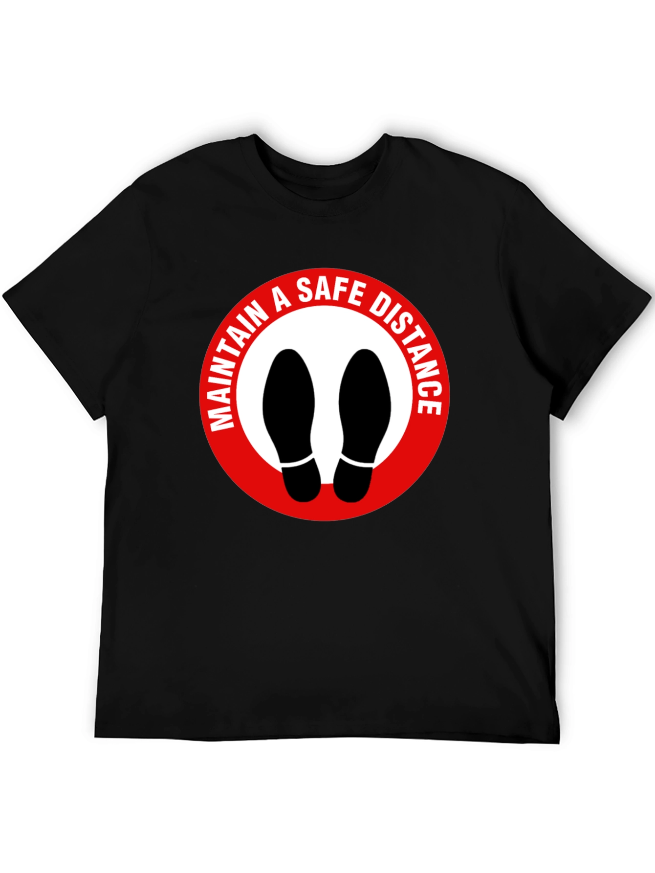 Maintain Safe Distance Graphic T-Shirt