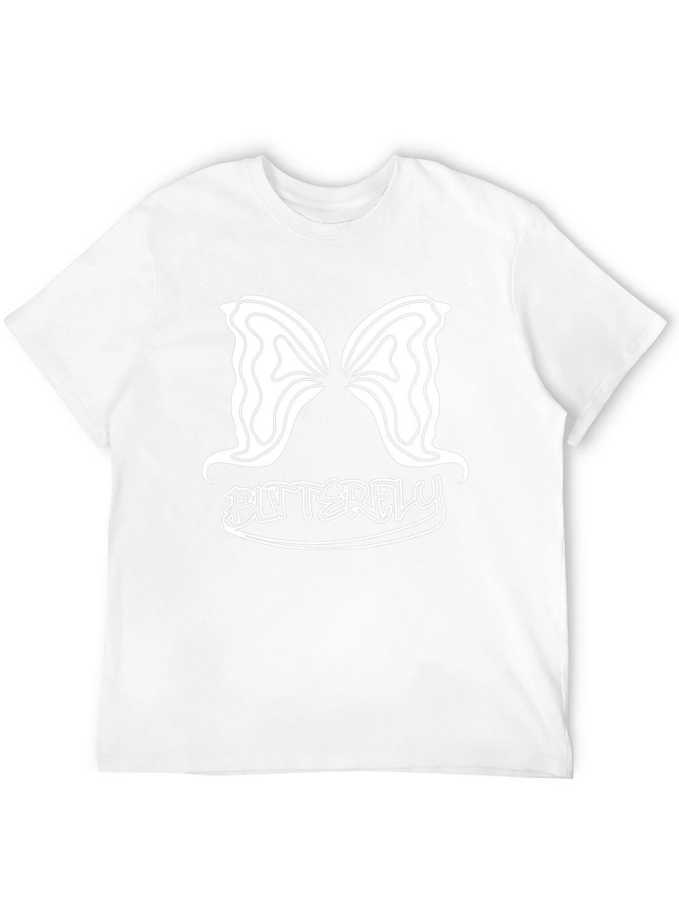 Butterfly Graphic Tee - Stylish Black Cotton Shirt
