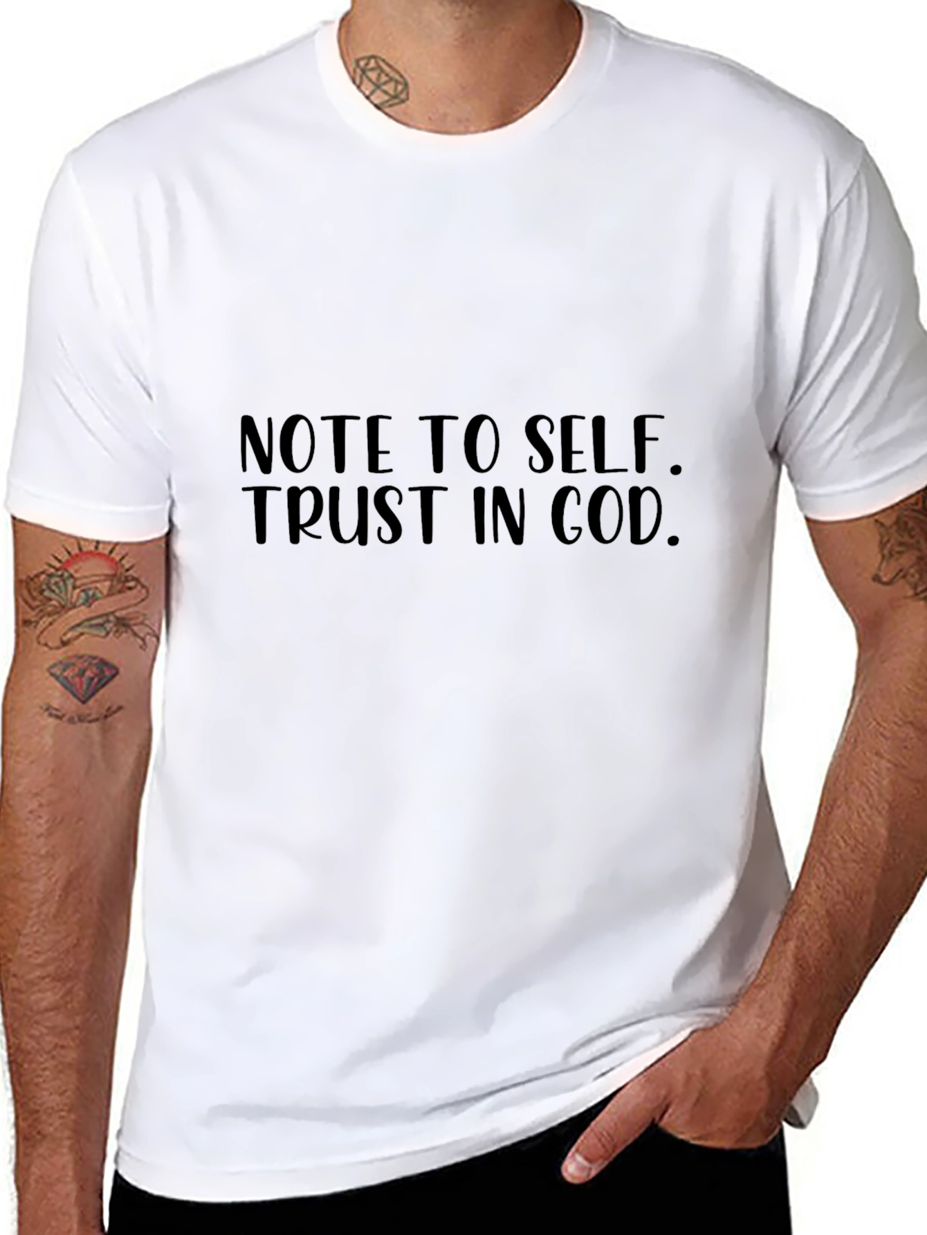 Trust In God Black Tee