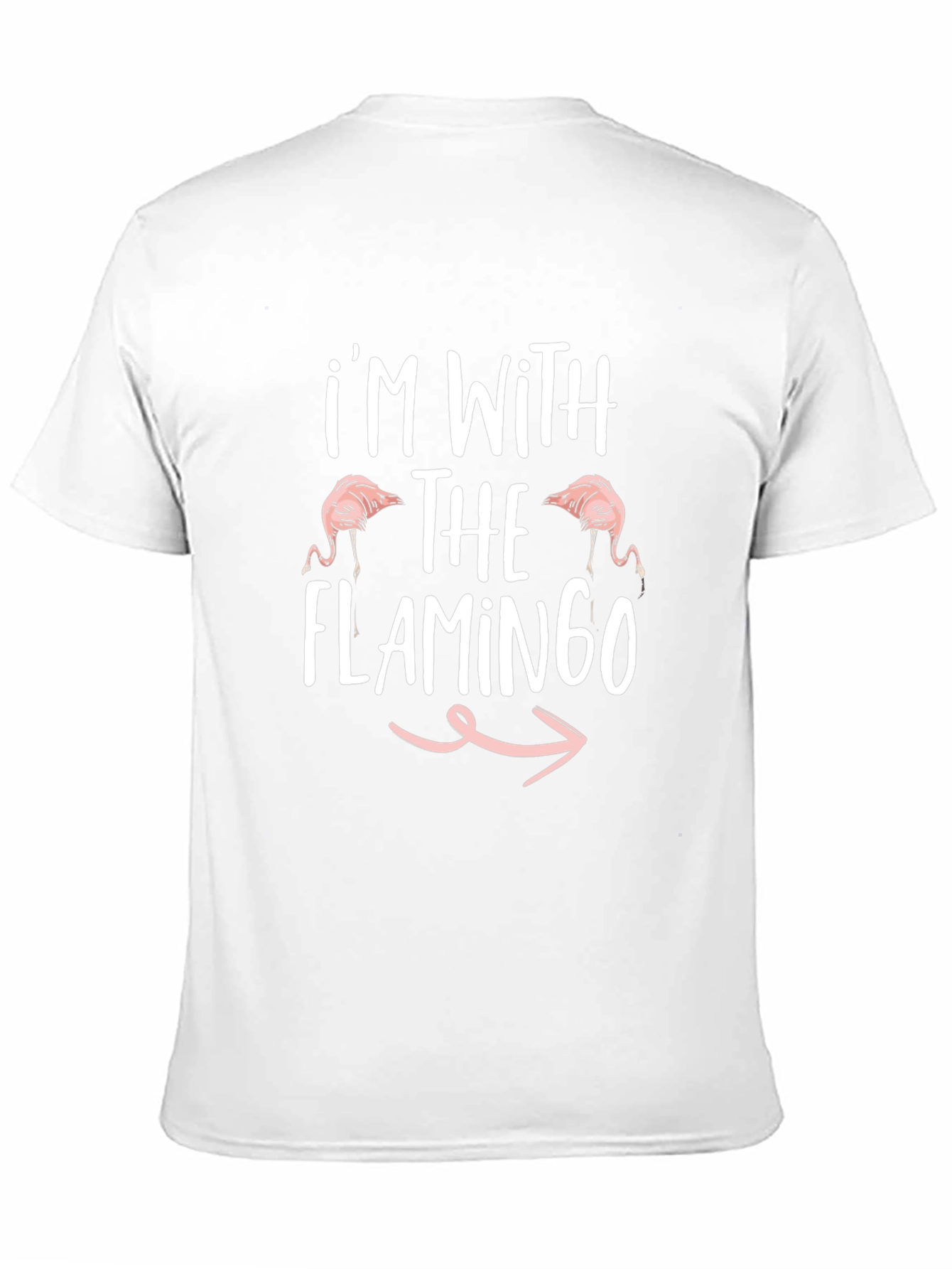Im With The Flamingo T-Shirt - Funny Graphic Tee