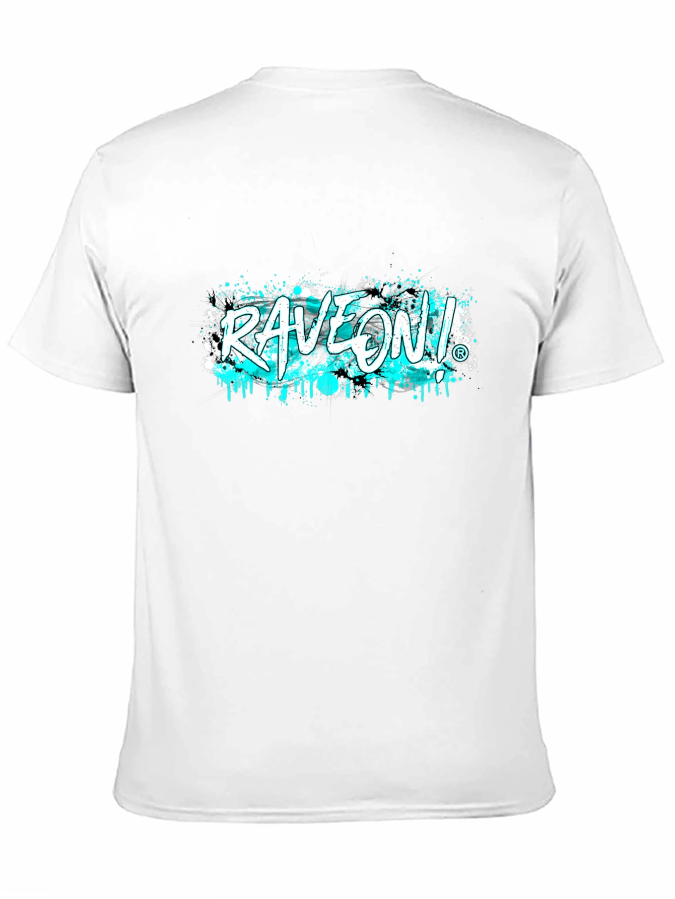 RaveOn! Graphic Tee - Black Cotton T-Shirt