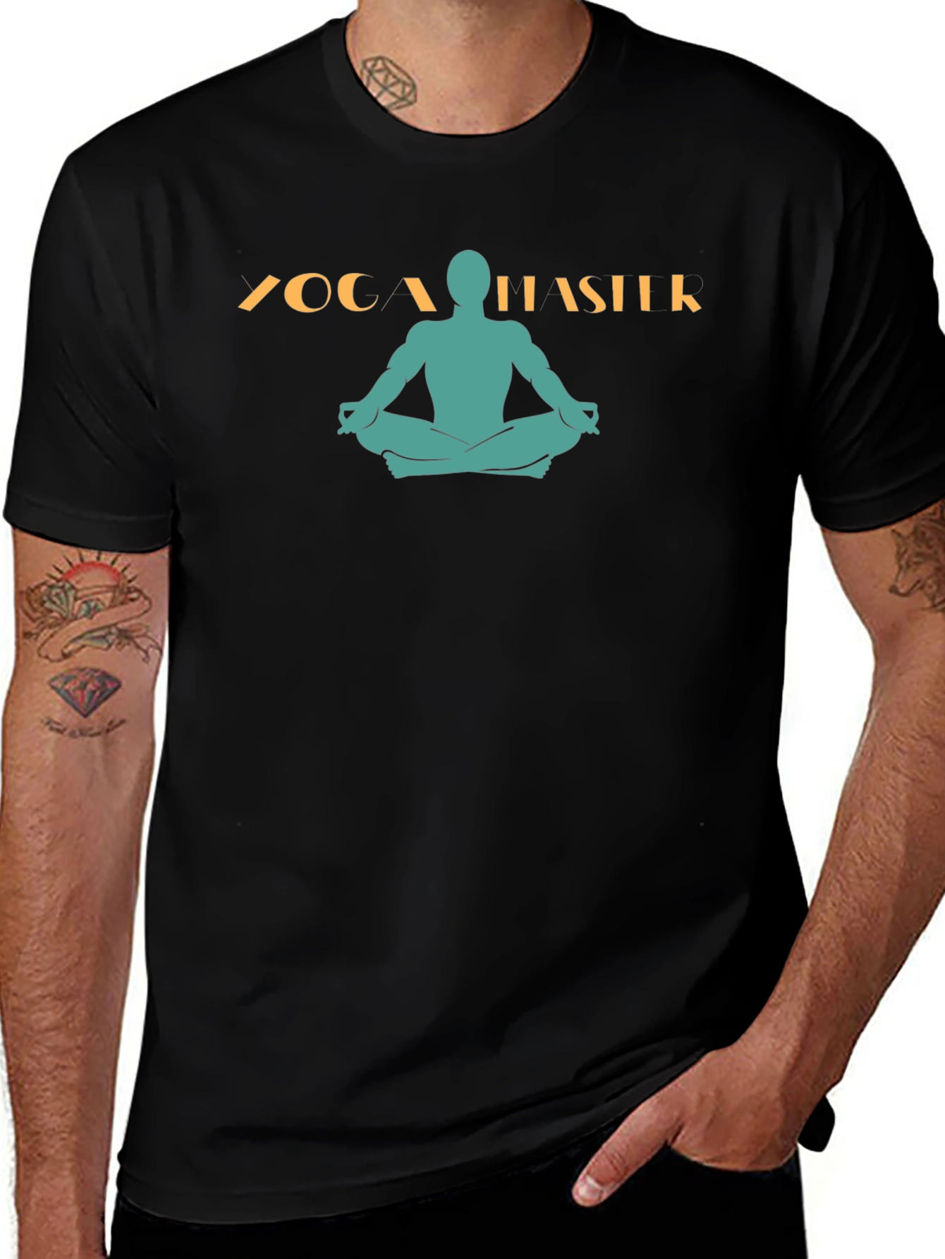 Yoga Master Graphic T-Shirt - Meditation Tee