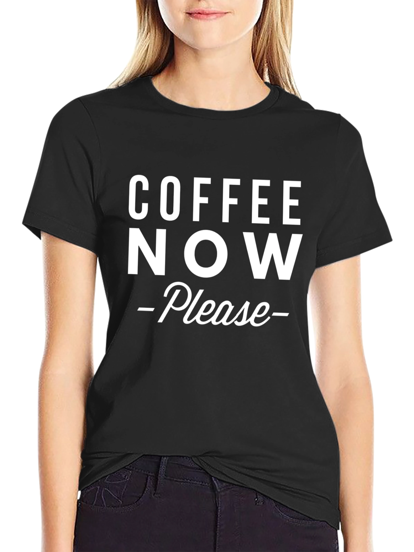 Coffee Now Please Graphic Tee