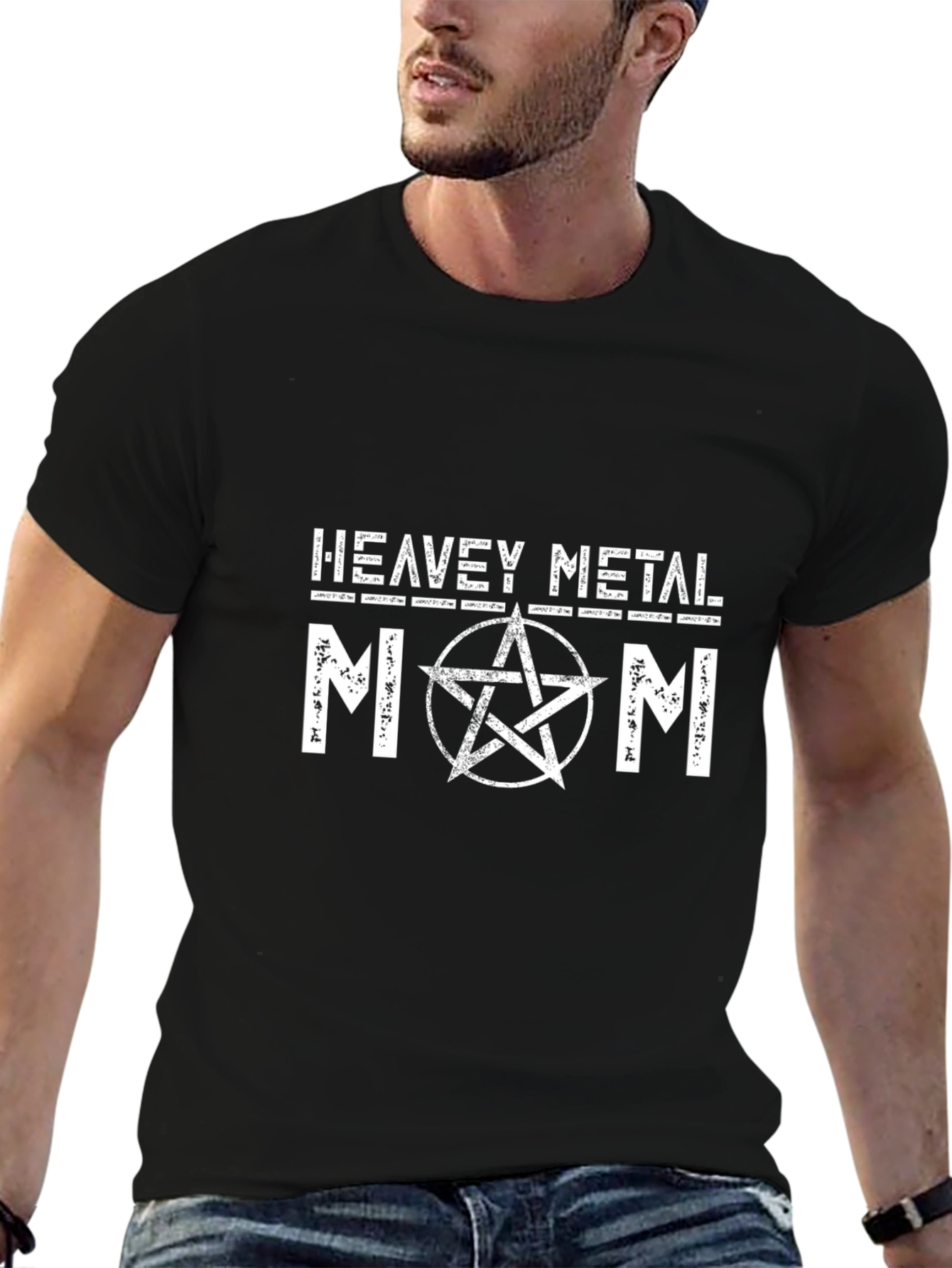 Heavy Metal Mom Graphic T-Shirt