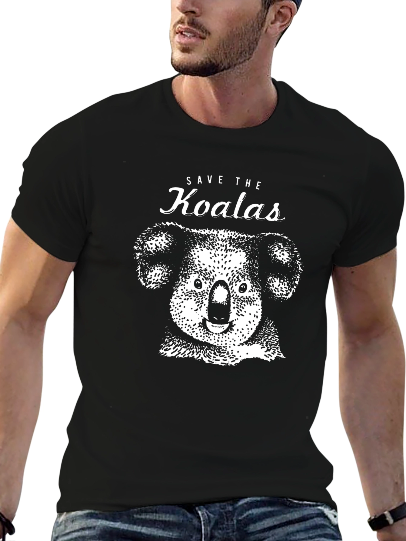 Save the Koalas Graphic T-Shirt