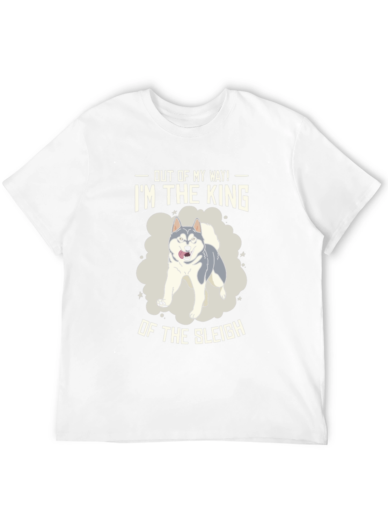 King of the Sleigh Dog Graphic T-Shirt