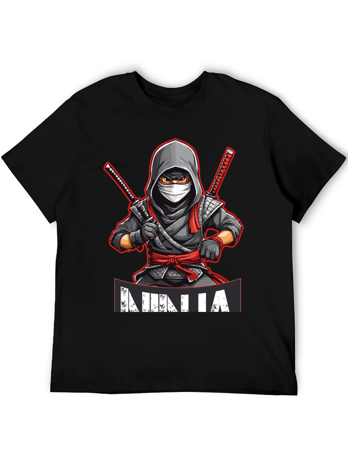 Ninja Warrior Graphic T-Shirt - Stealth Style