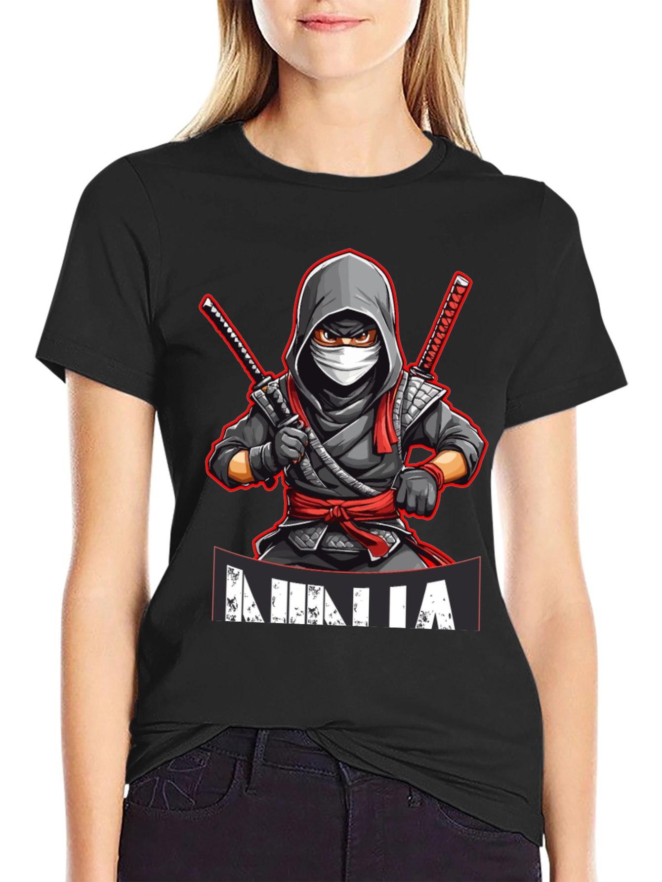 Ninja Warrior Graphic T-Shirt - Stealth Style
