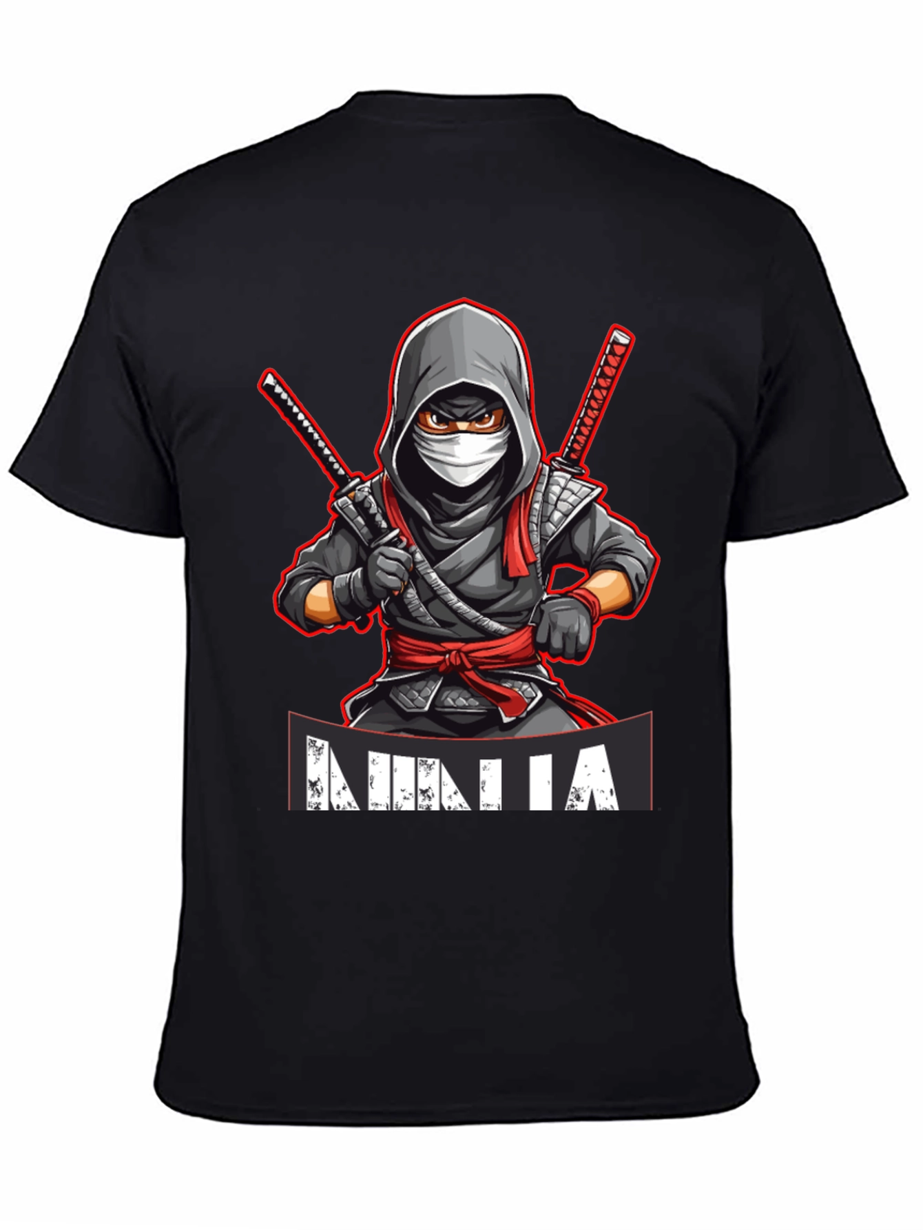 Ninja Warrior Graphic T-Shirt - Stealth Style